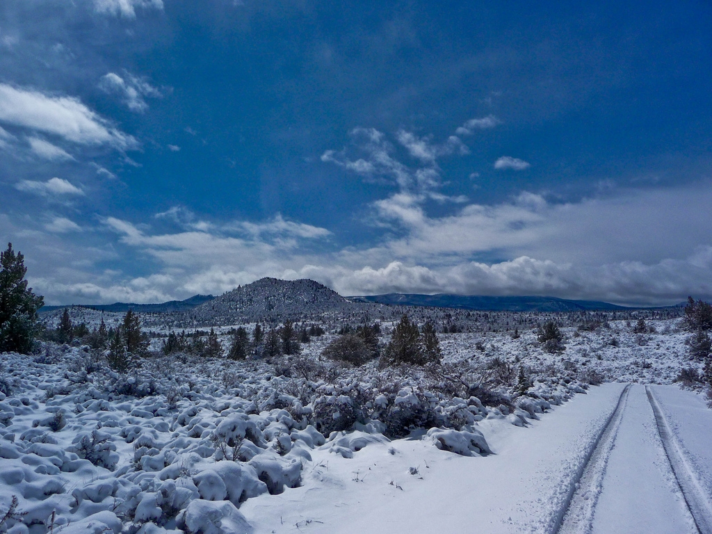 Winter solitude at at Lava Beds