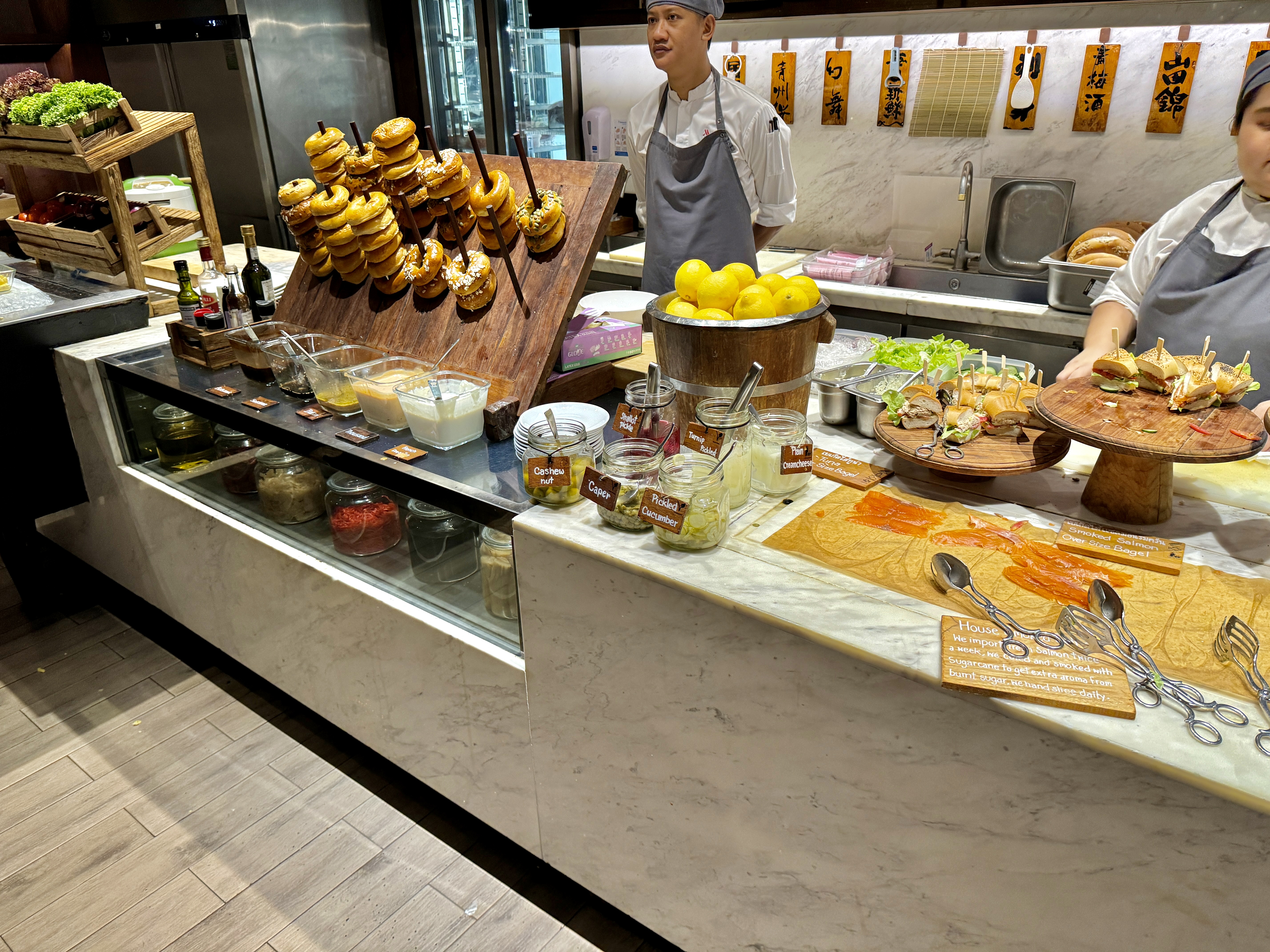 Bangkok Marriott Marquis Goji Bagel Bar Bangkok Marriott Marquis Goji Bagel Bar