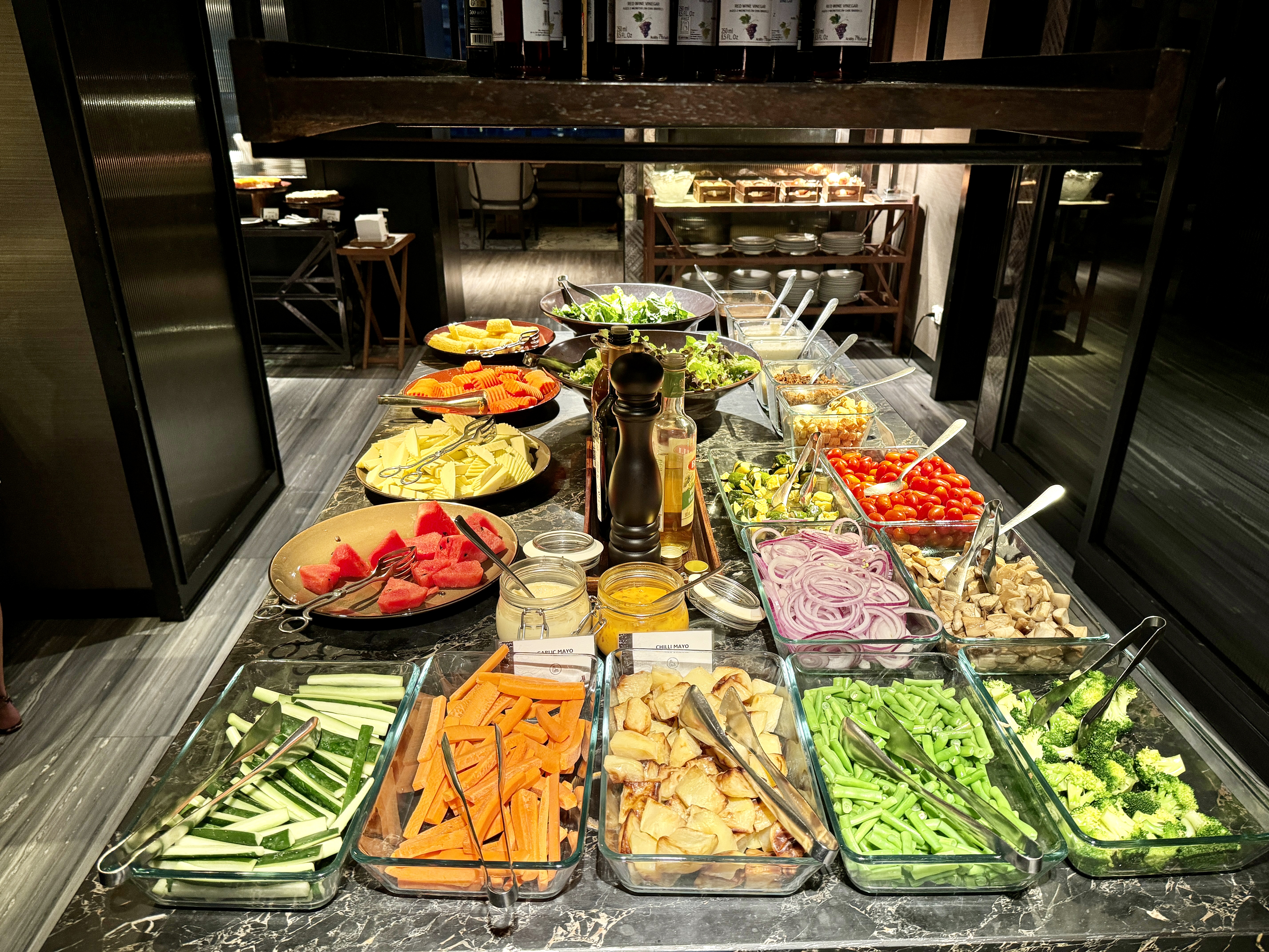 Bangkok Marriott Marquis M Club Dinner Salad Bar Bangkok Marriott Marquis M Club Dinner Salad Bar