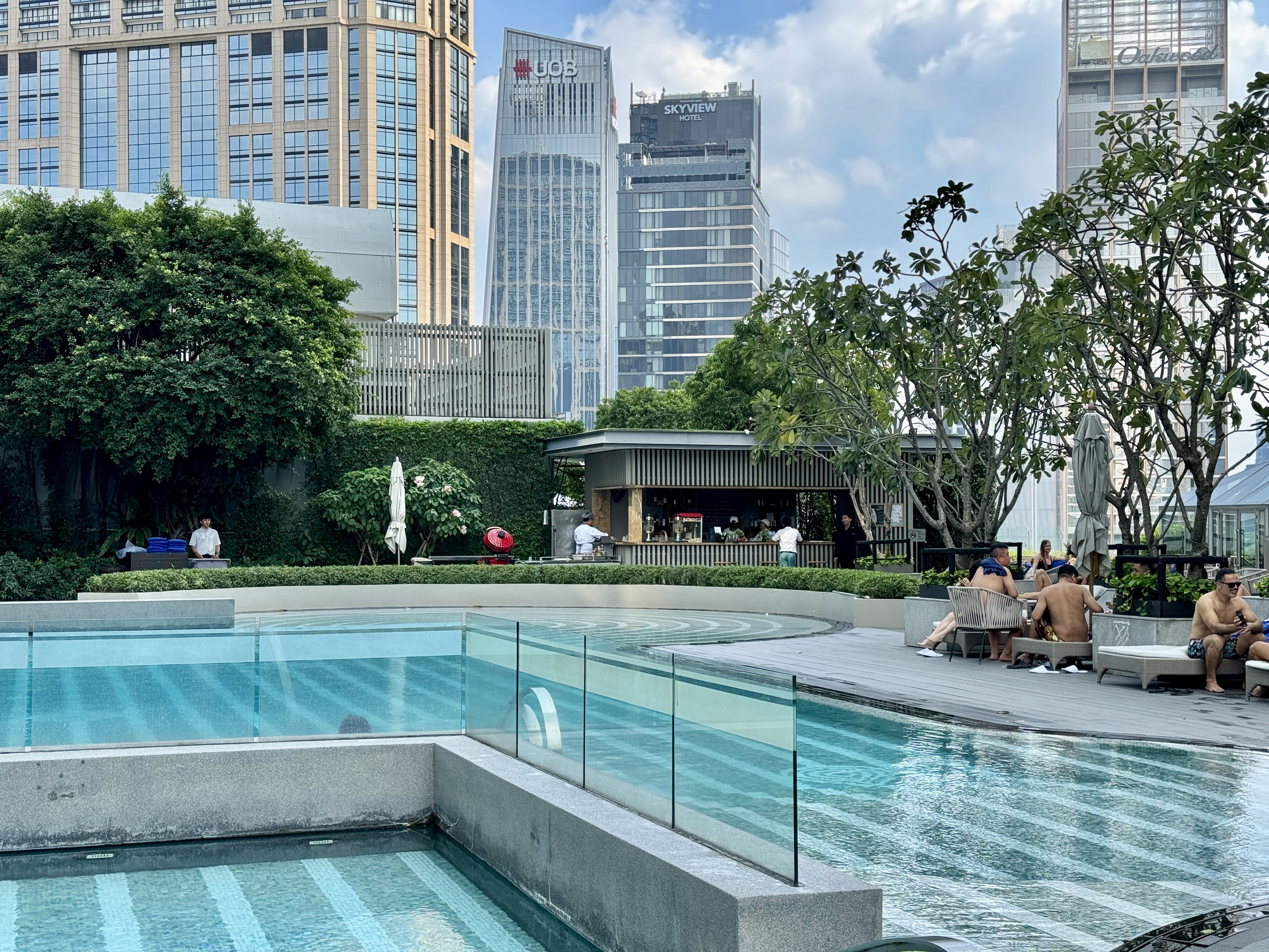 Bangkok Marriott Marquis Pool Deck Bangkok Marriott Marquis Pool Deck