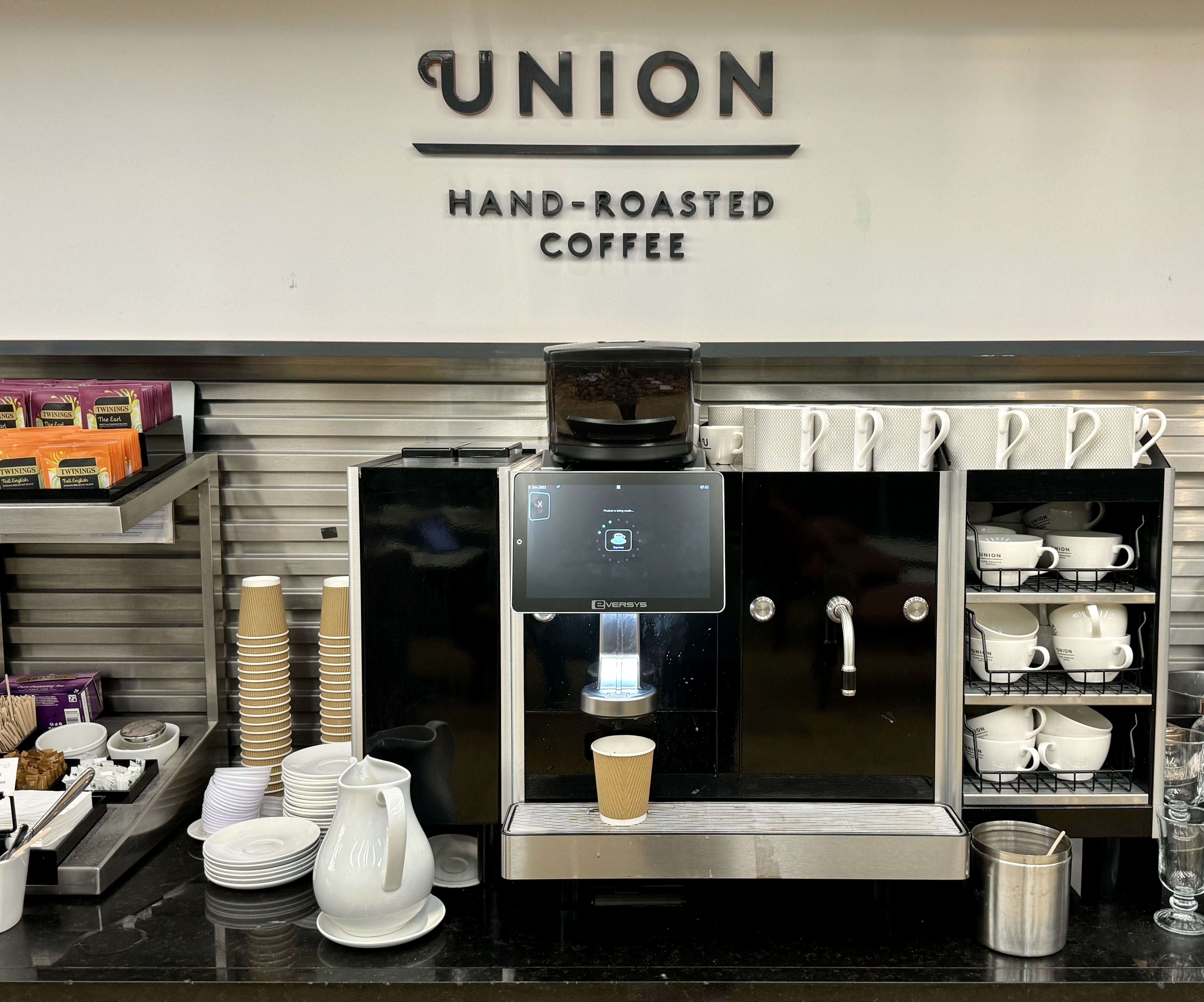 British Airways LHR Galleries First new coffee machine