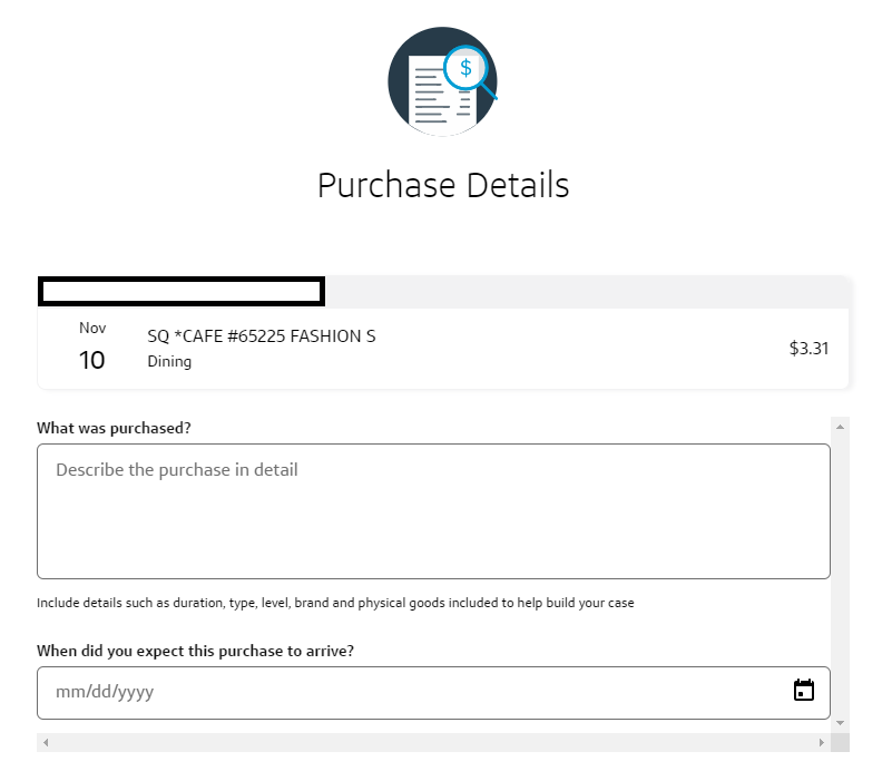 Capital One dispute process problem description 