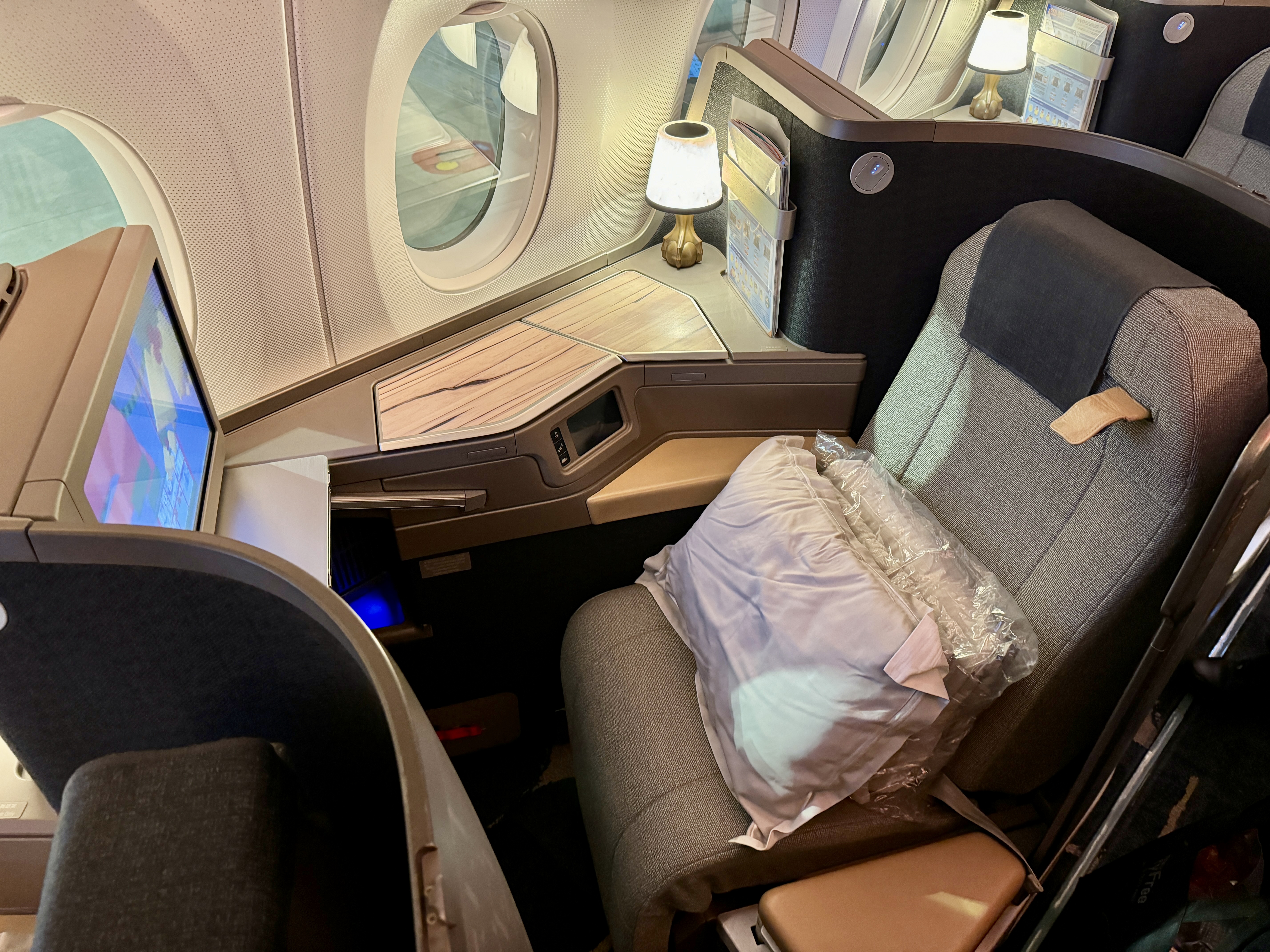 China Airlines A350 Business Class Seat 15K