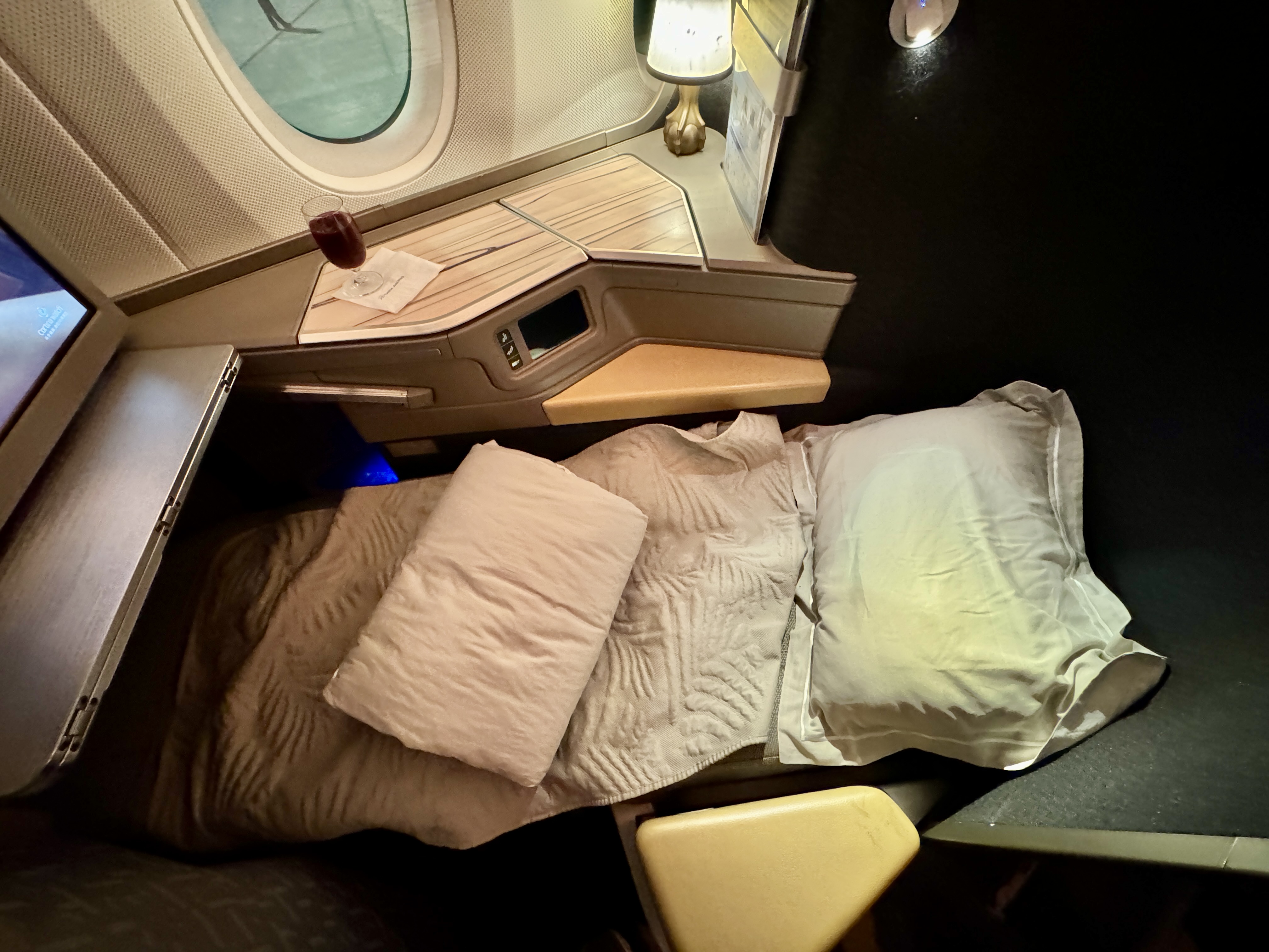 China Airlines A350 Business Class Seat Reclined China Airlines A350 Business Class Seat Reclined
