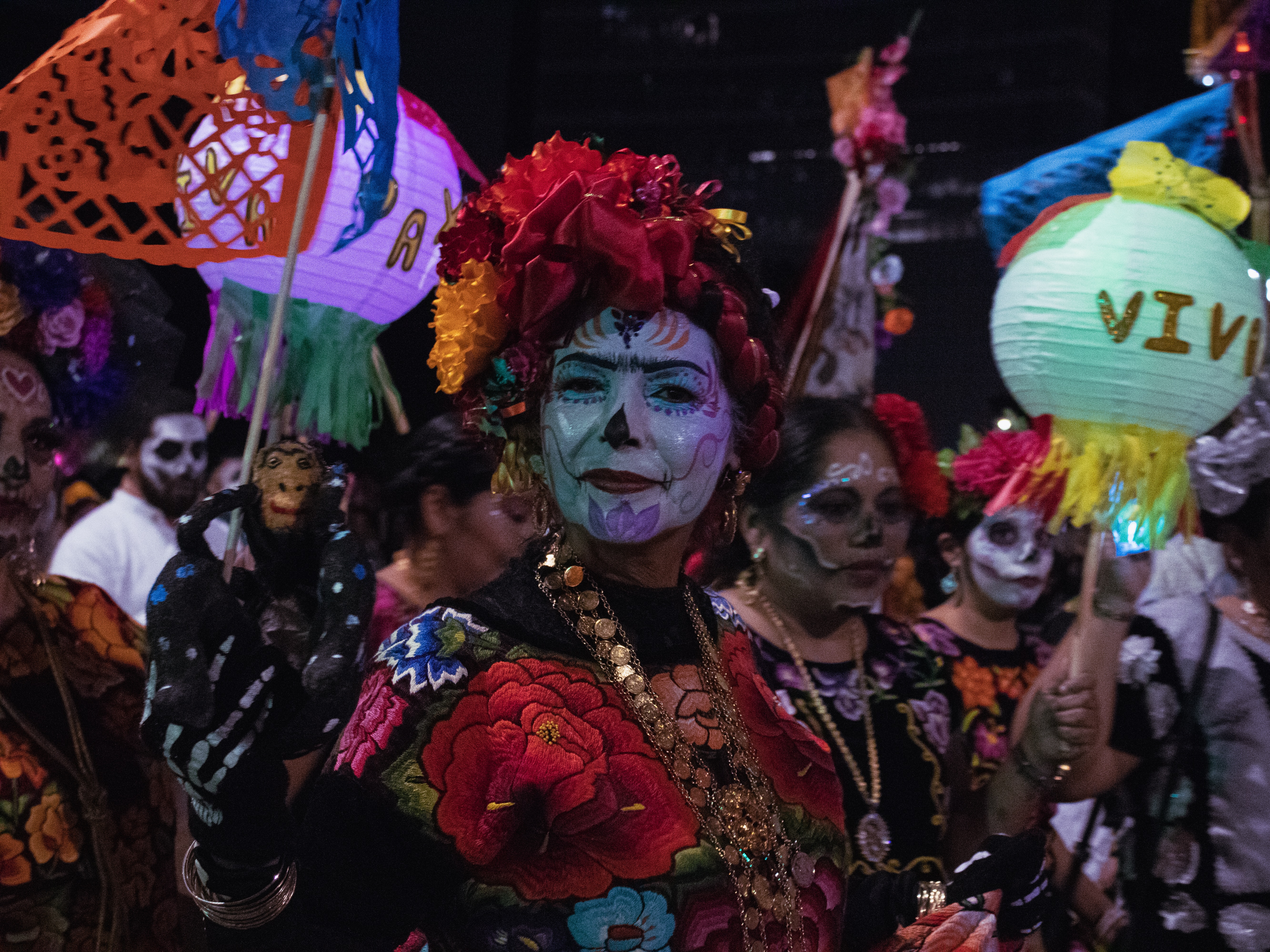 Day of the Dead parade in Mexico City Day of the Dead parade in Mexico City