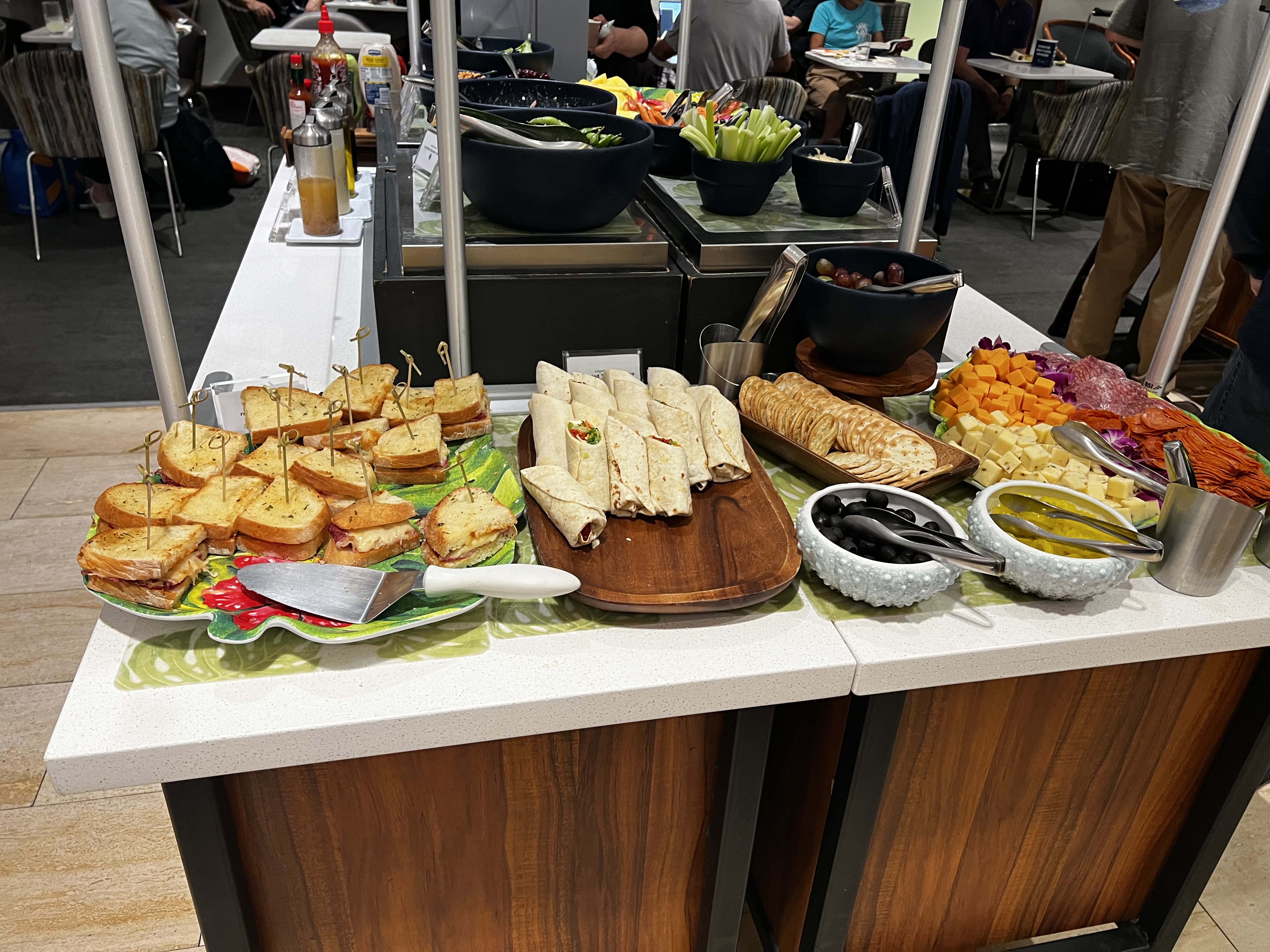 Delta Sky Club HNL Sandwiches and Wraps Delta Sky Club HNL Sandwiches and Wraps