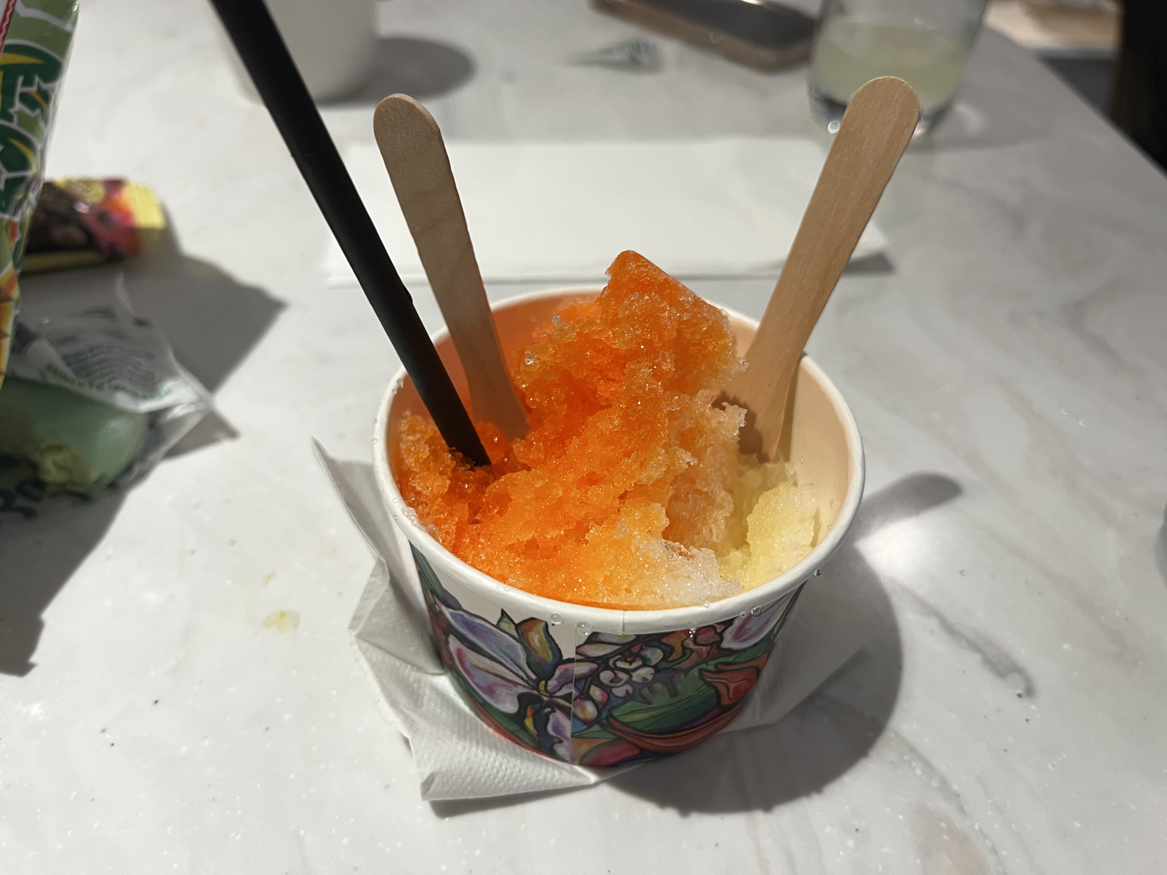 Delta Sky Club HNL Shaved Ice Delta Sky Club HNL Shaved Ice