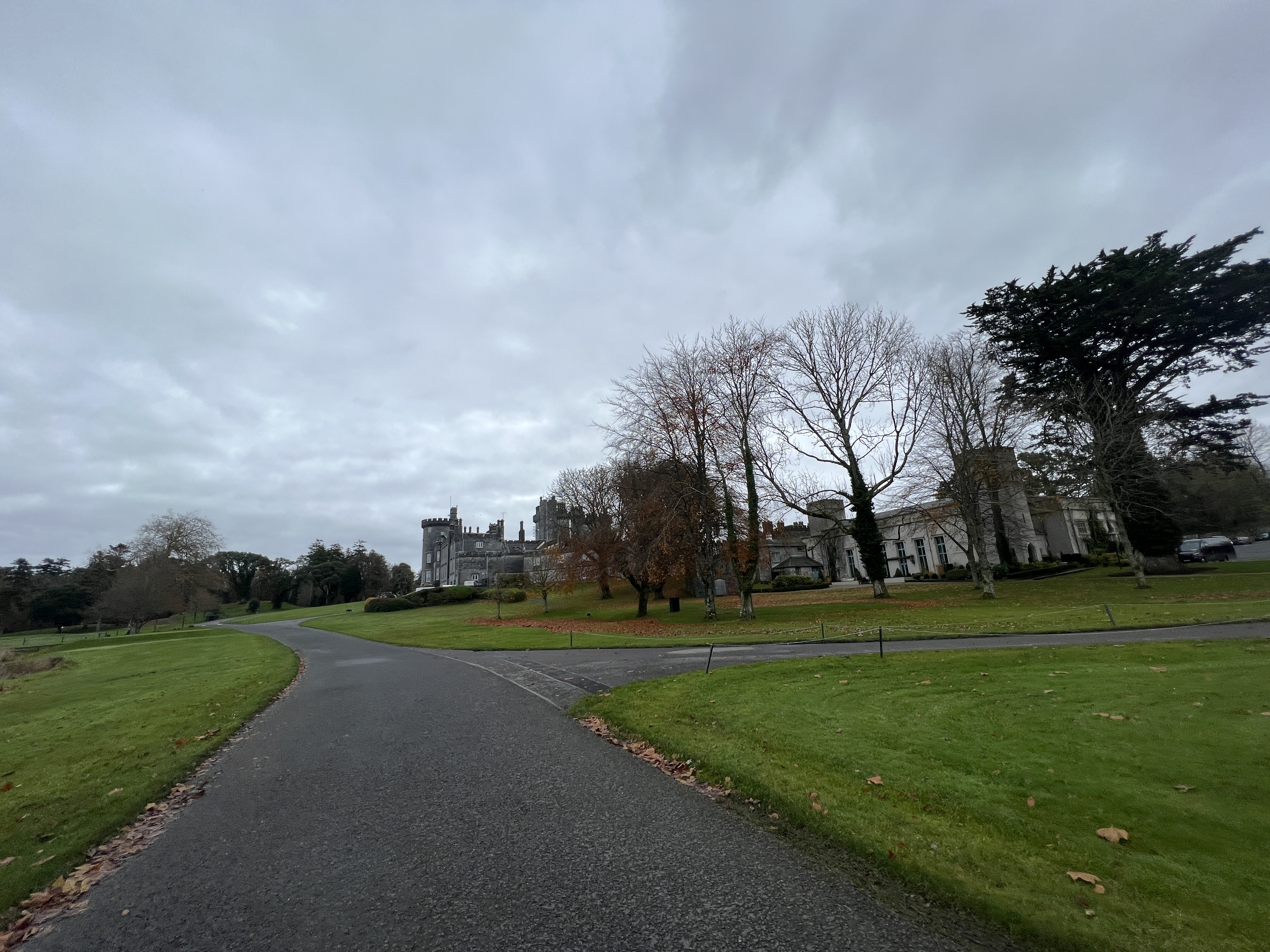 Dromoland Castle Entrance From Outer Wall Dromoland Castle Entrance From Outer Wall