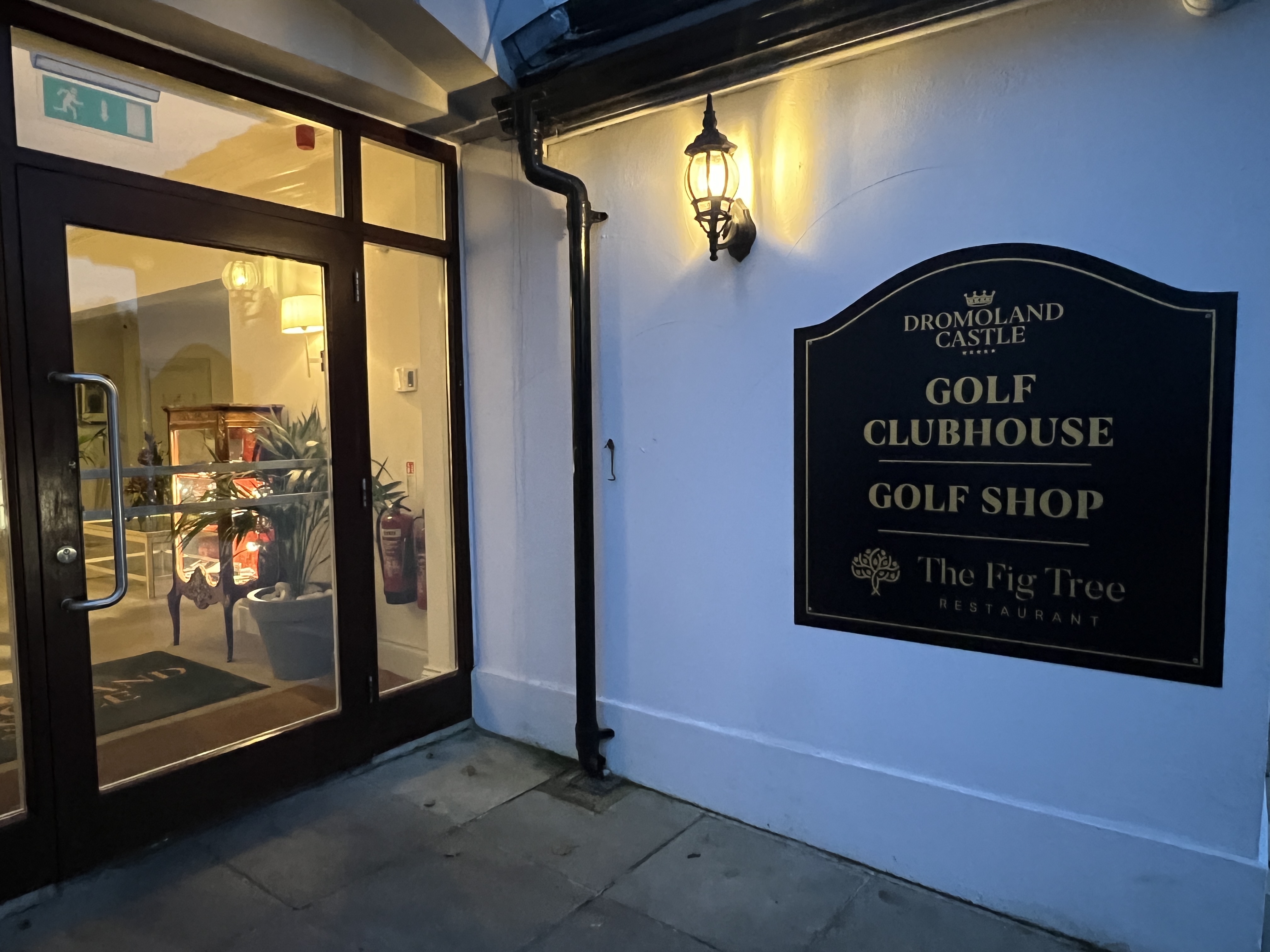 Dromoland Golf Clubhouse Sign Dromoland Golf Clubhouse Sign