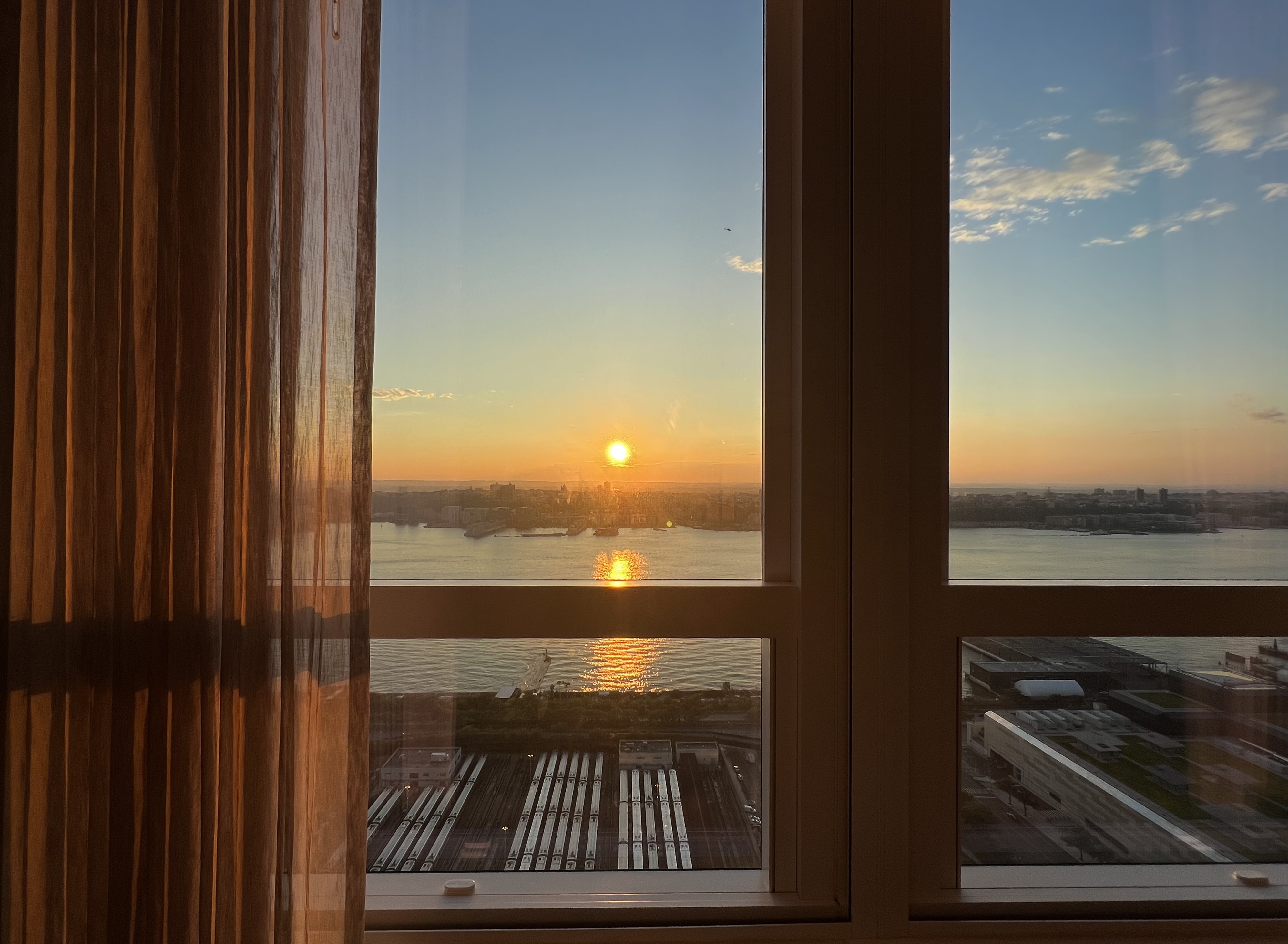Equinox Hotel NYC Junior Suite sunset