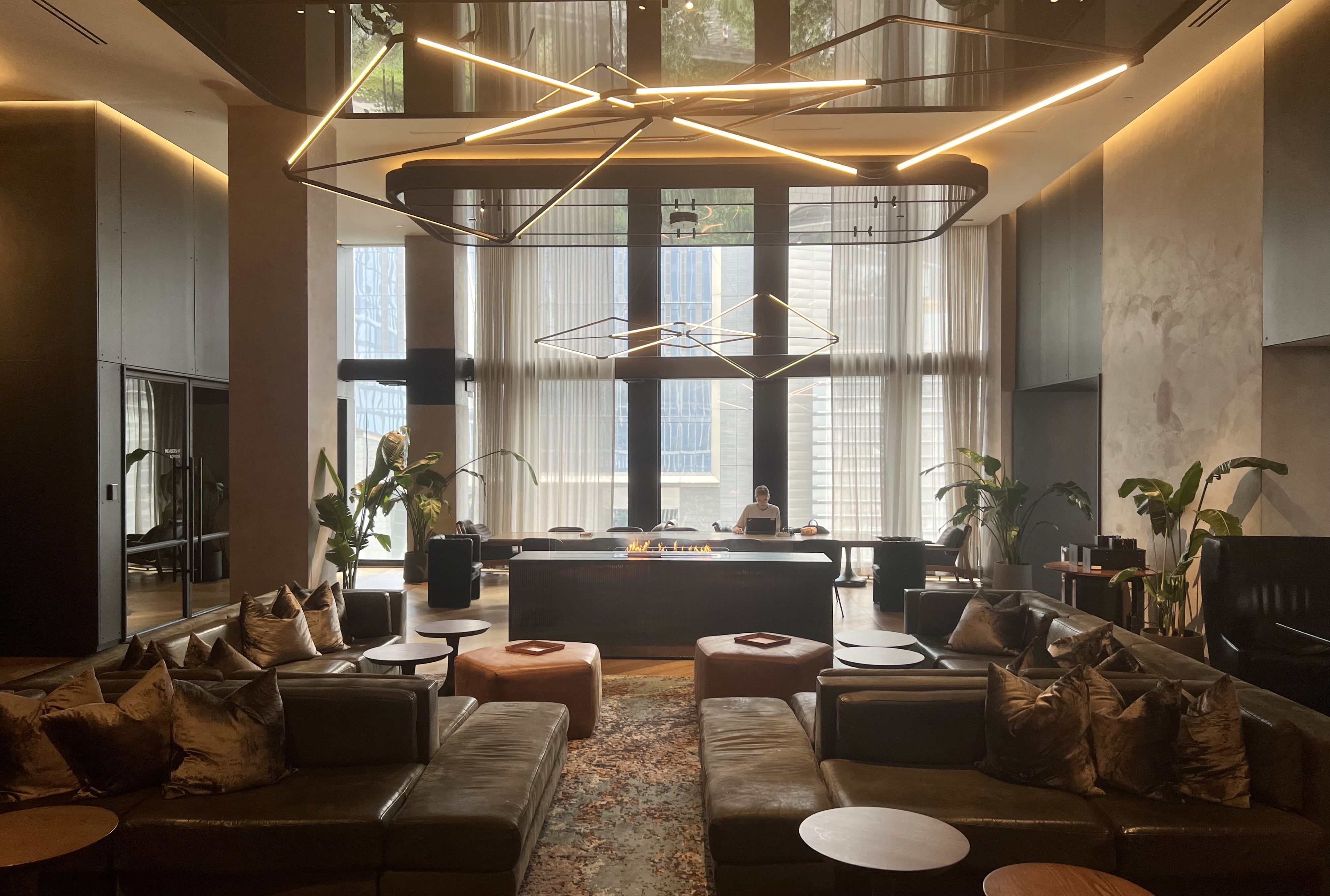 Equinox Hotel NYC gym reception