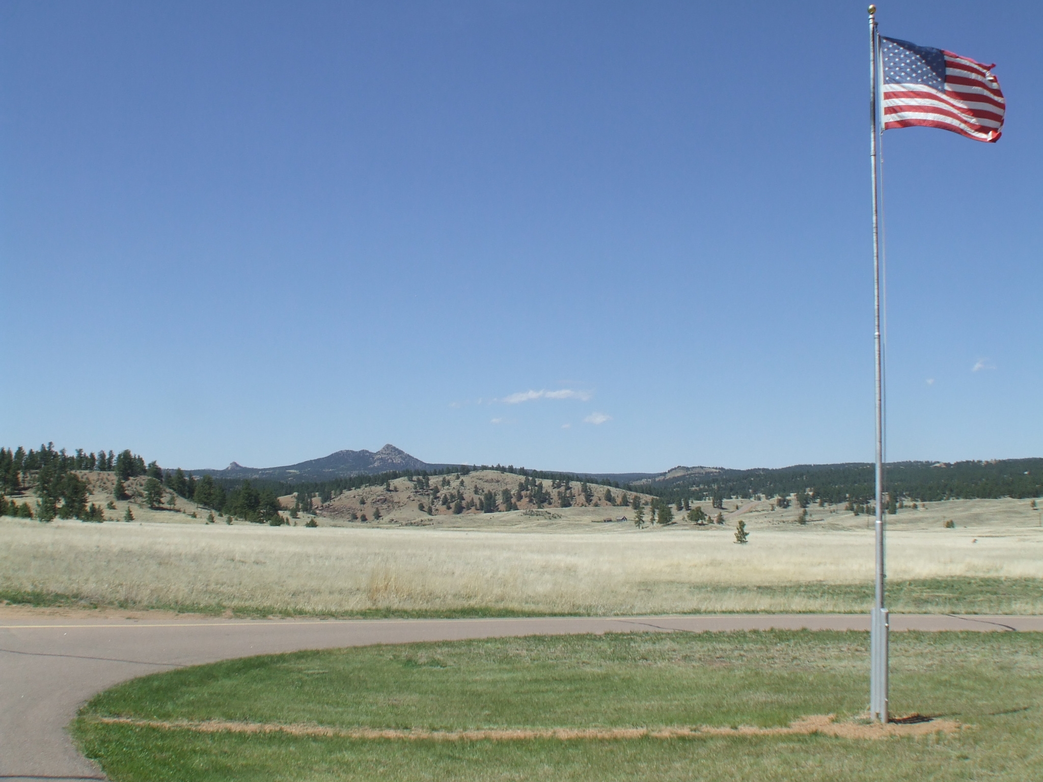 Florissant Fossil Beds American Flag