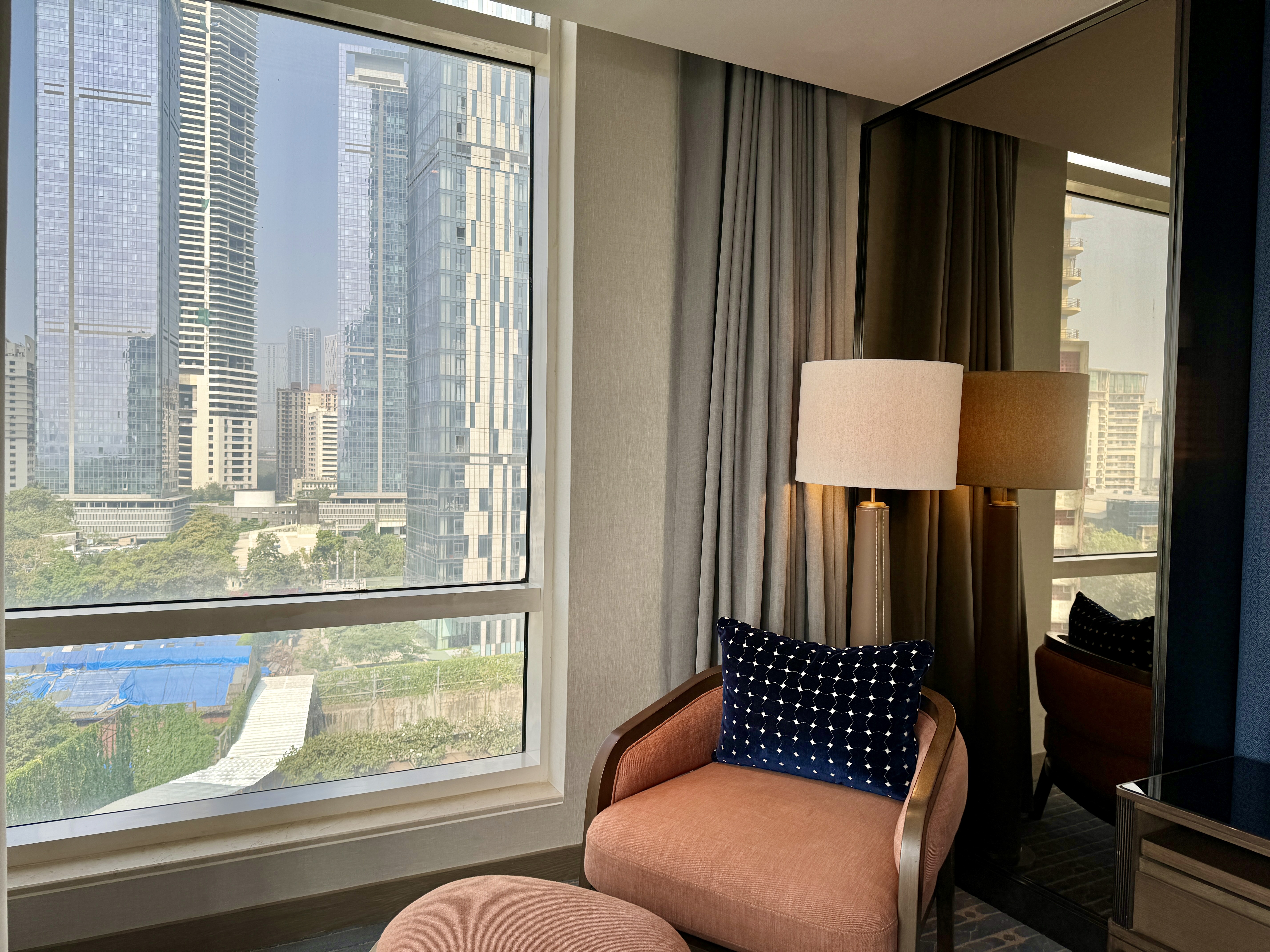 Four Seasons Mumbai Chair and Lamp