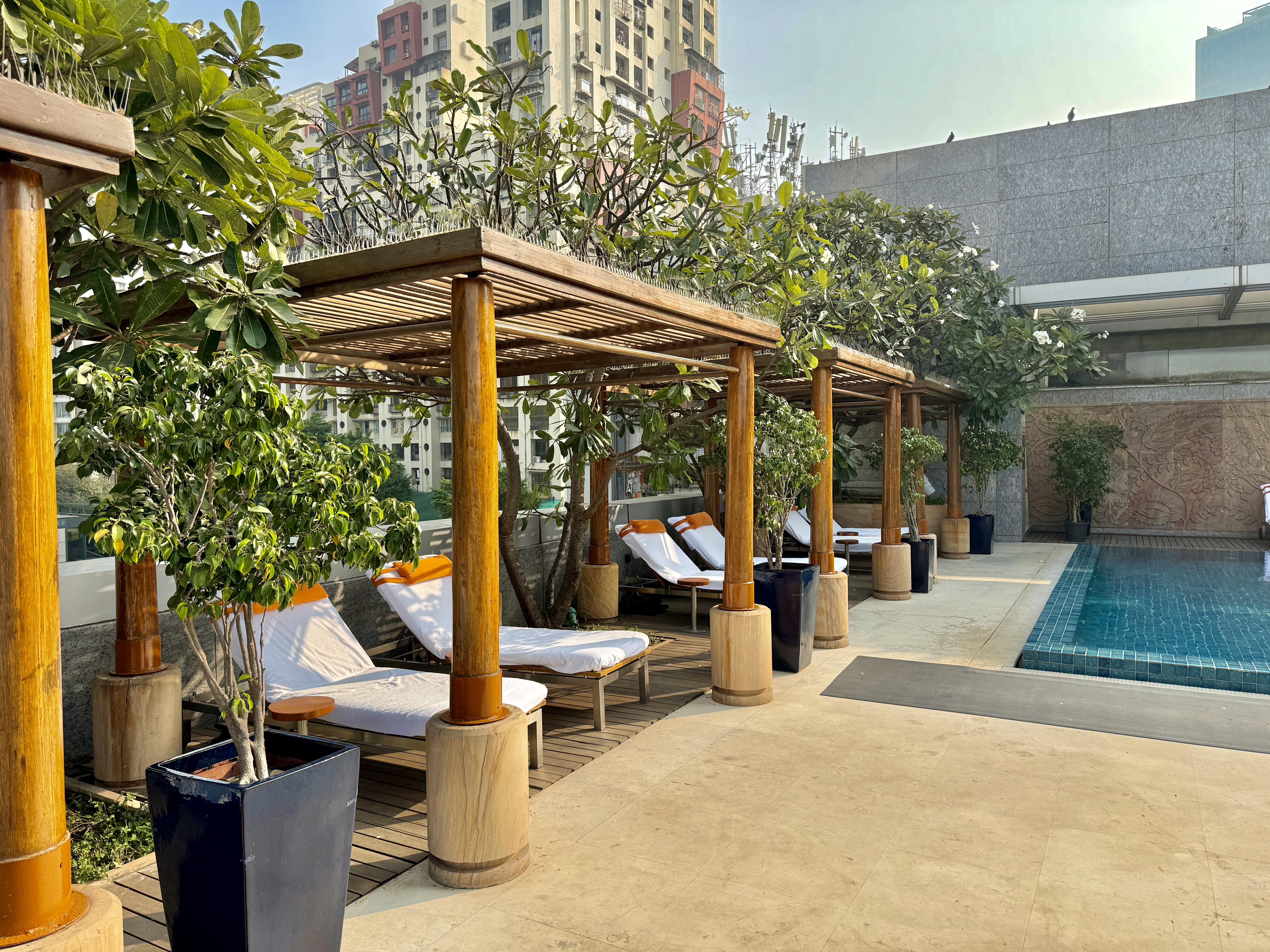 Four Seasons Mumbai Gazebo Pool Seating