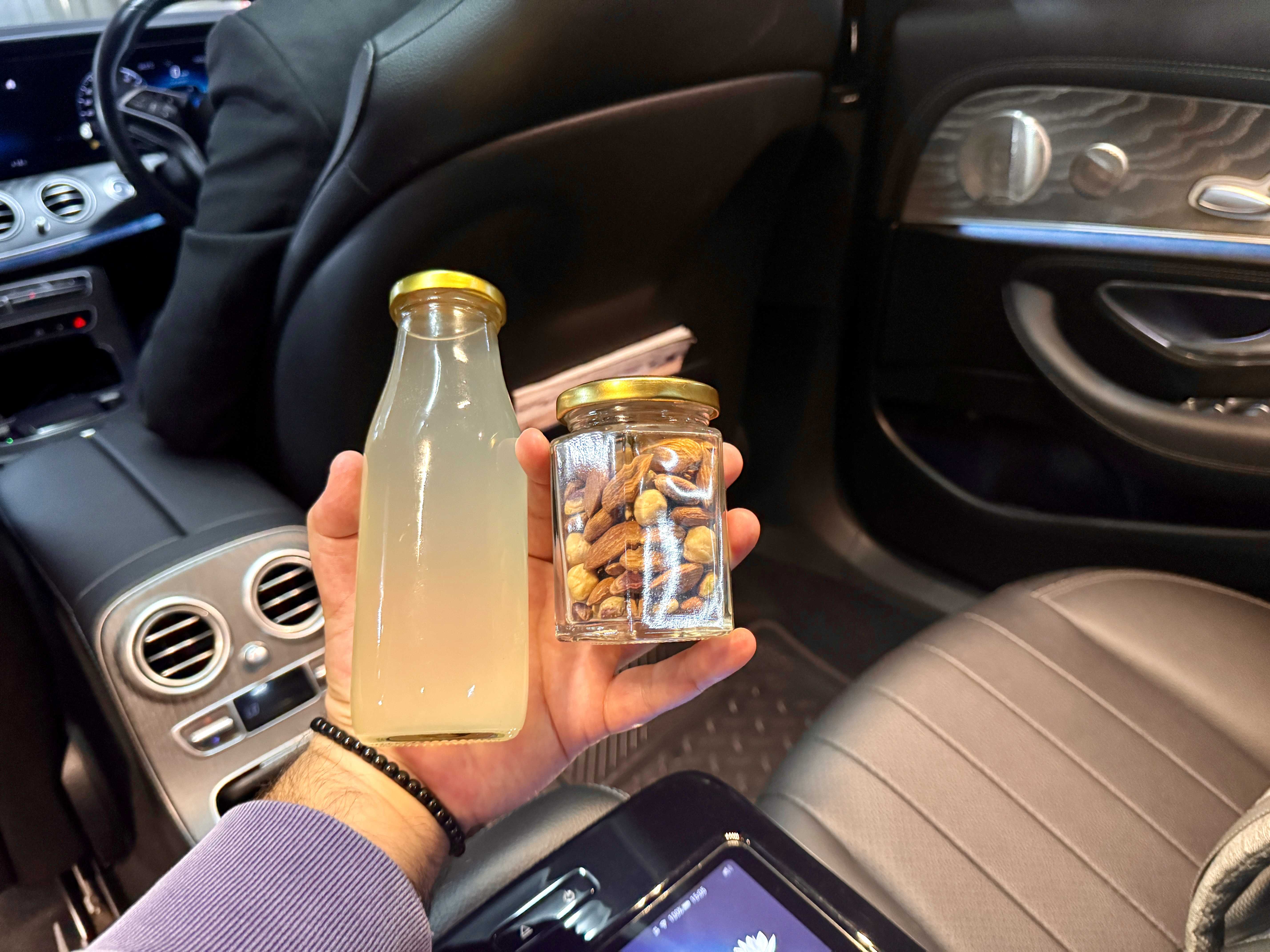 Four Seasons Mumbai Mercedes Snack and Drink