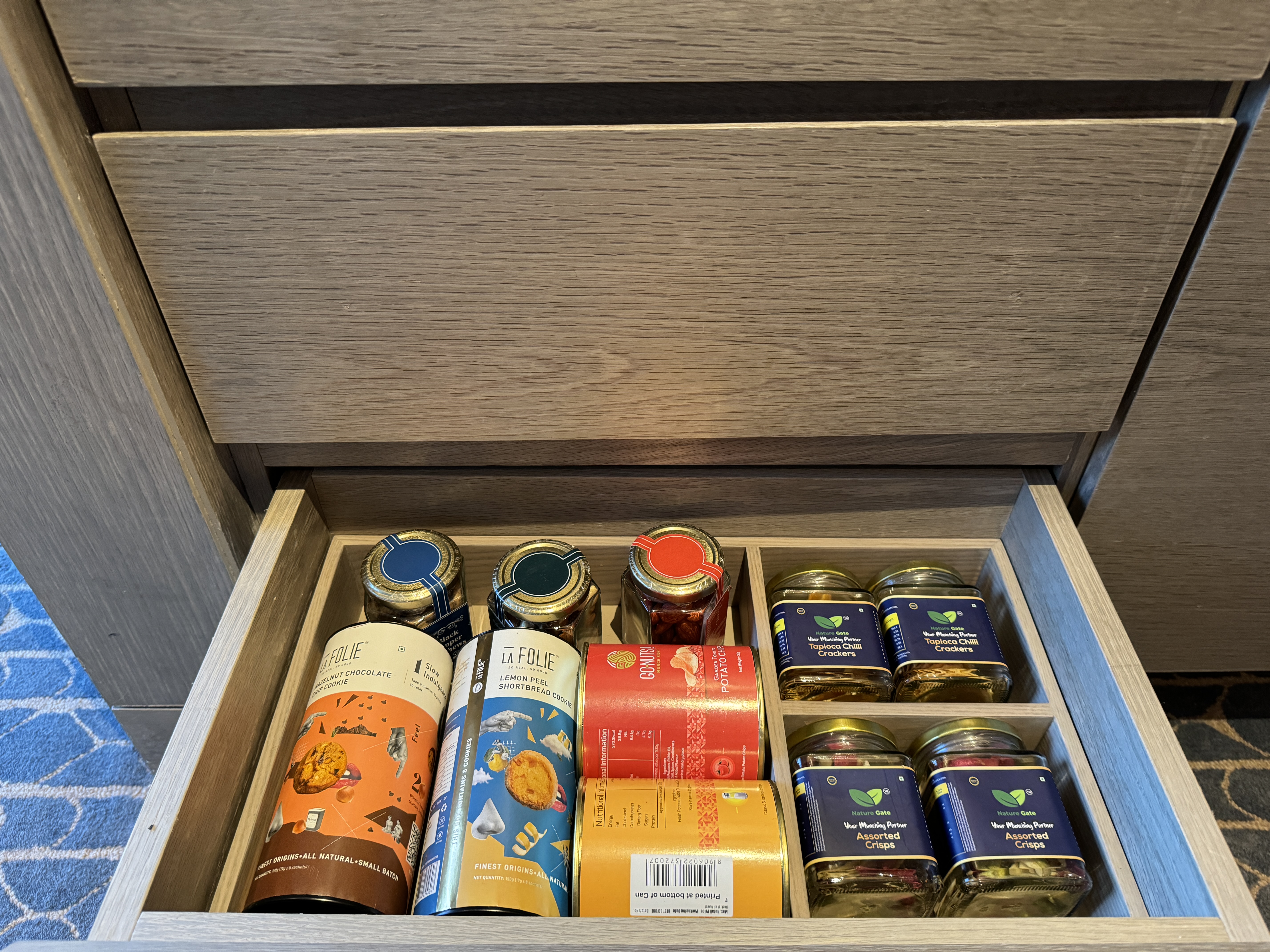 Four Seasons Mumbai Minibar Snacks