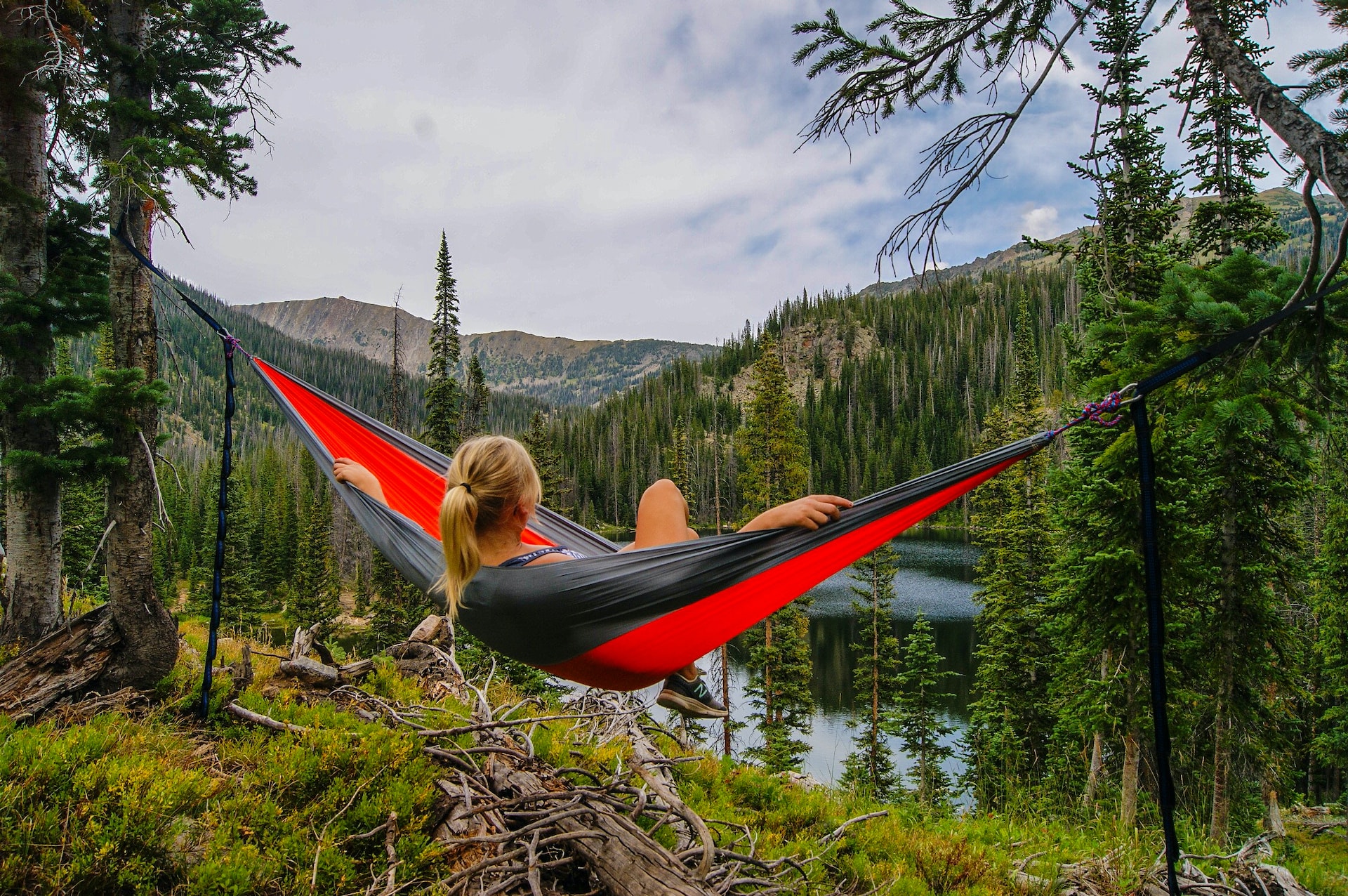 Girl in hammock Girl in hammock