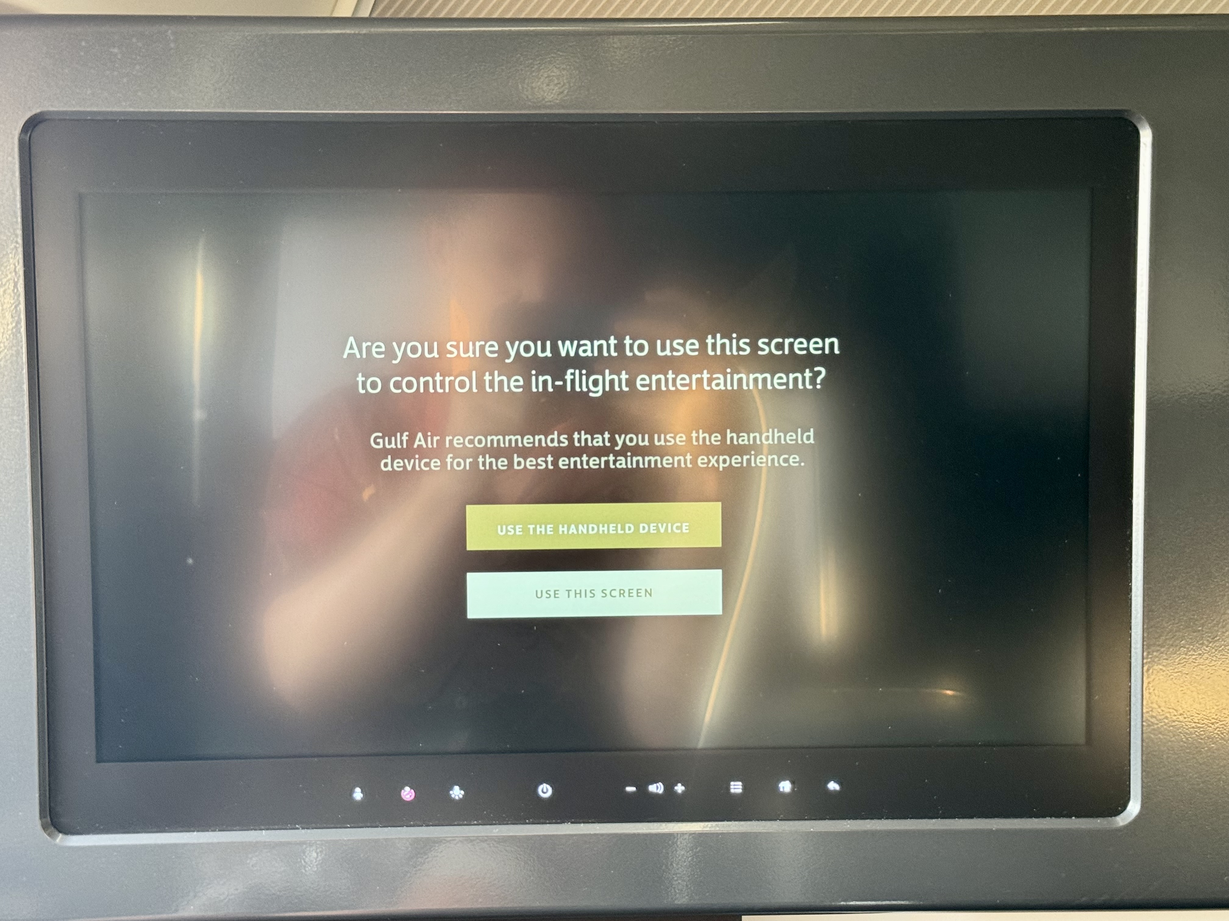 Gulf Air A321neo business class IFE