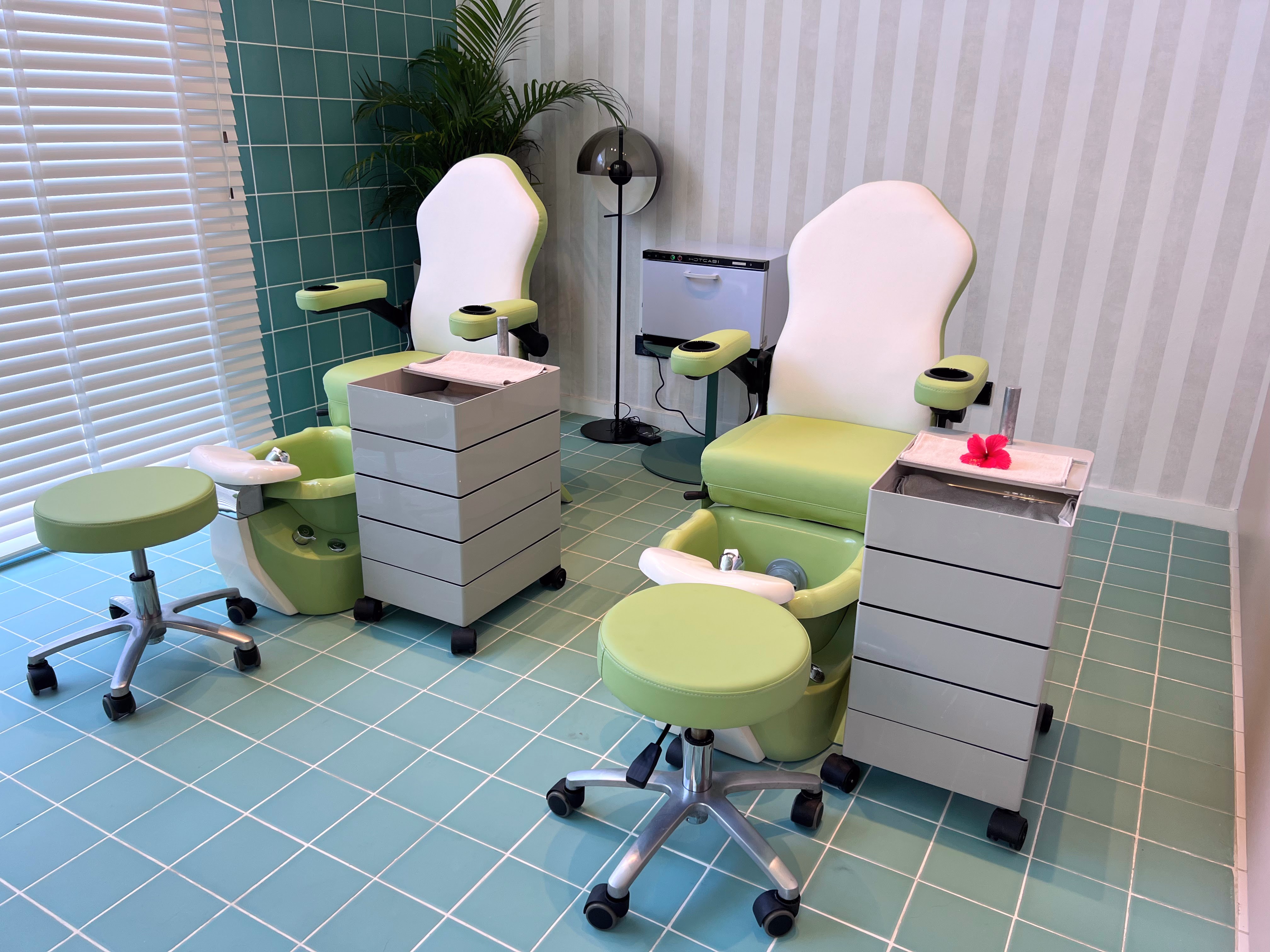 Kid sized pedicure chairs at the Finest Punta Cana spa Kid sized pedicure chairs at the Finest Punta Cana spa