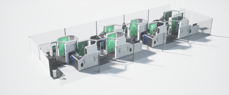 Micro X self screening pod concept design