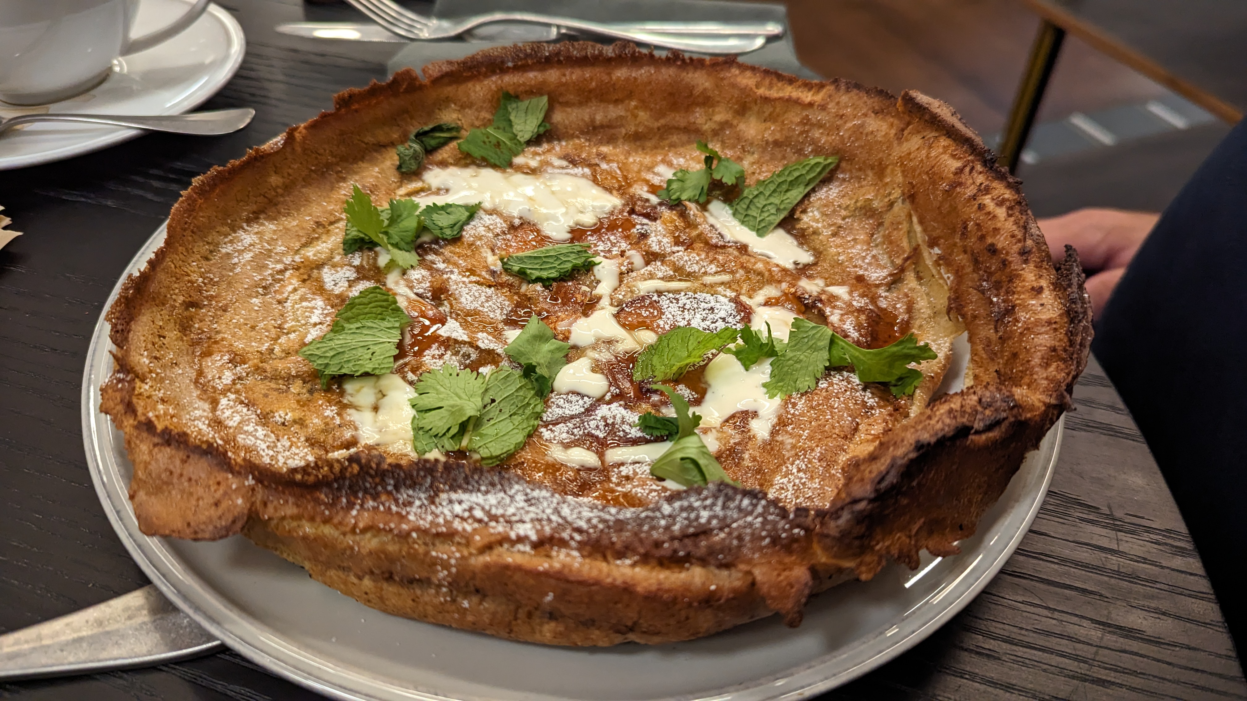 Motto by Hilton New York City Times Square food and beverage Alderman Dutch baby