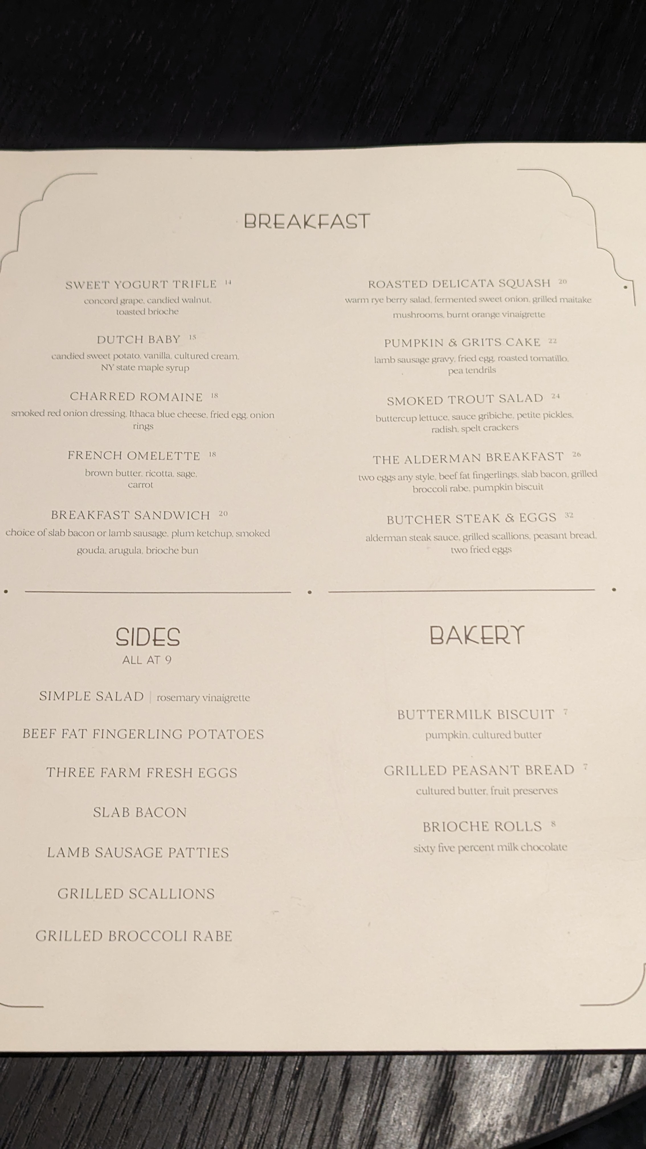 Motto by Hilton New York City Times Square food and beverage Alderman menu drinks