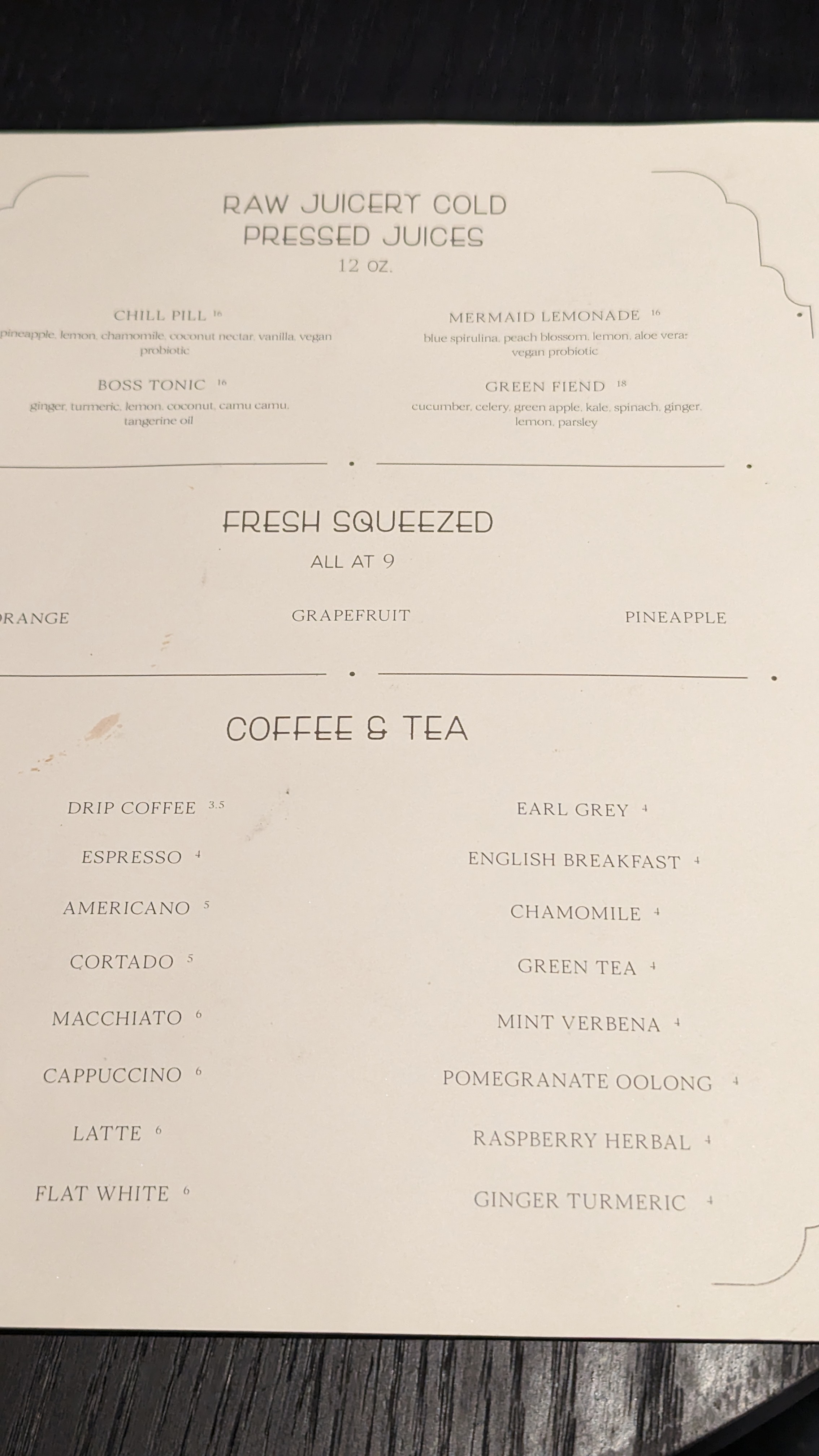 Motto by Hilton New York City Times Square food and beverage Alderman menu