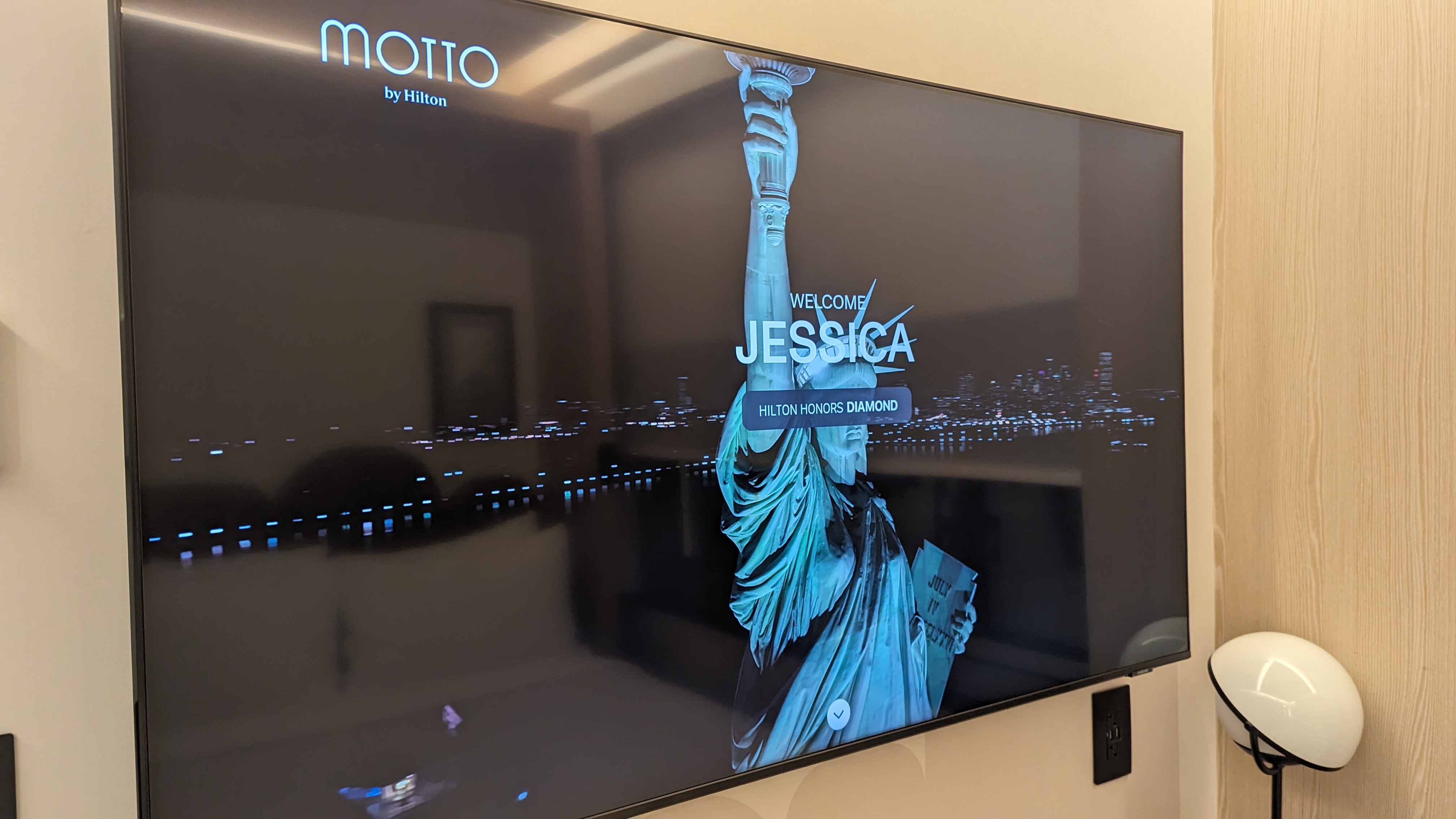 Motto by Hilton New York City Times Square guestroom TV