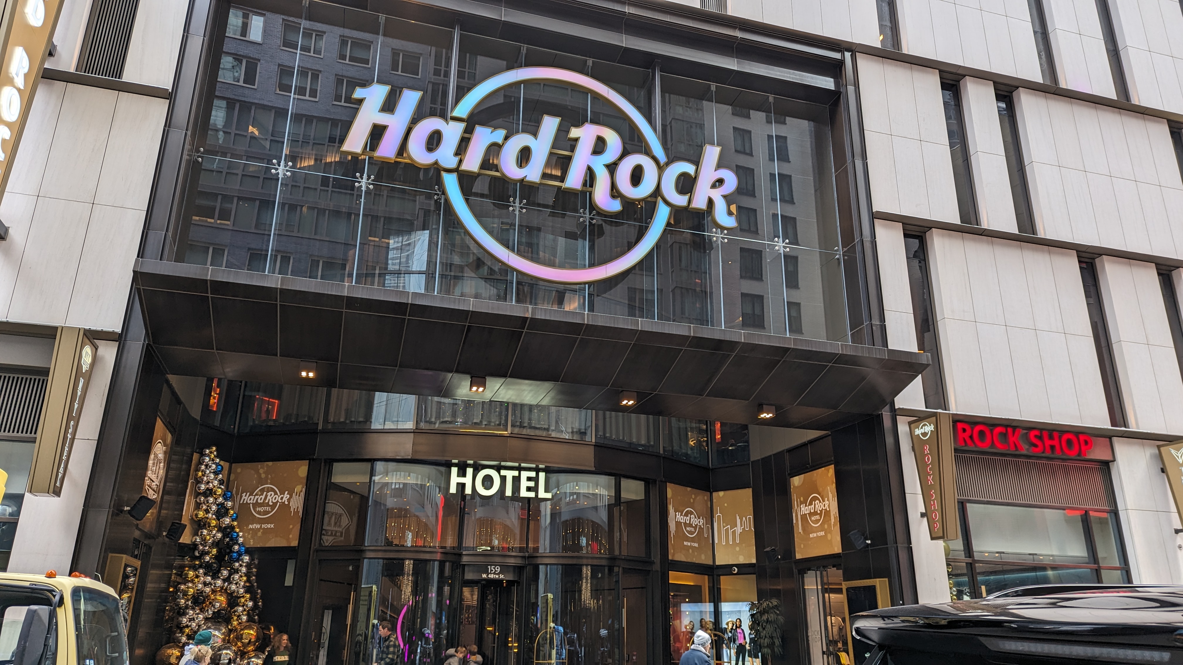 Motto by Hilton New York City Times Square location across from the Hard Rock Hotel