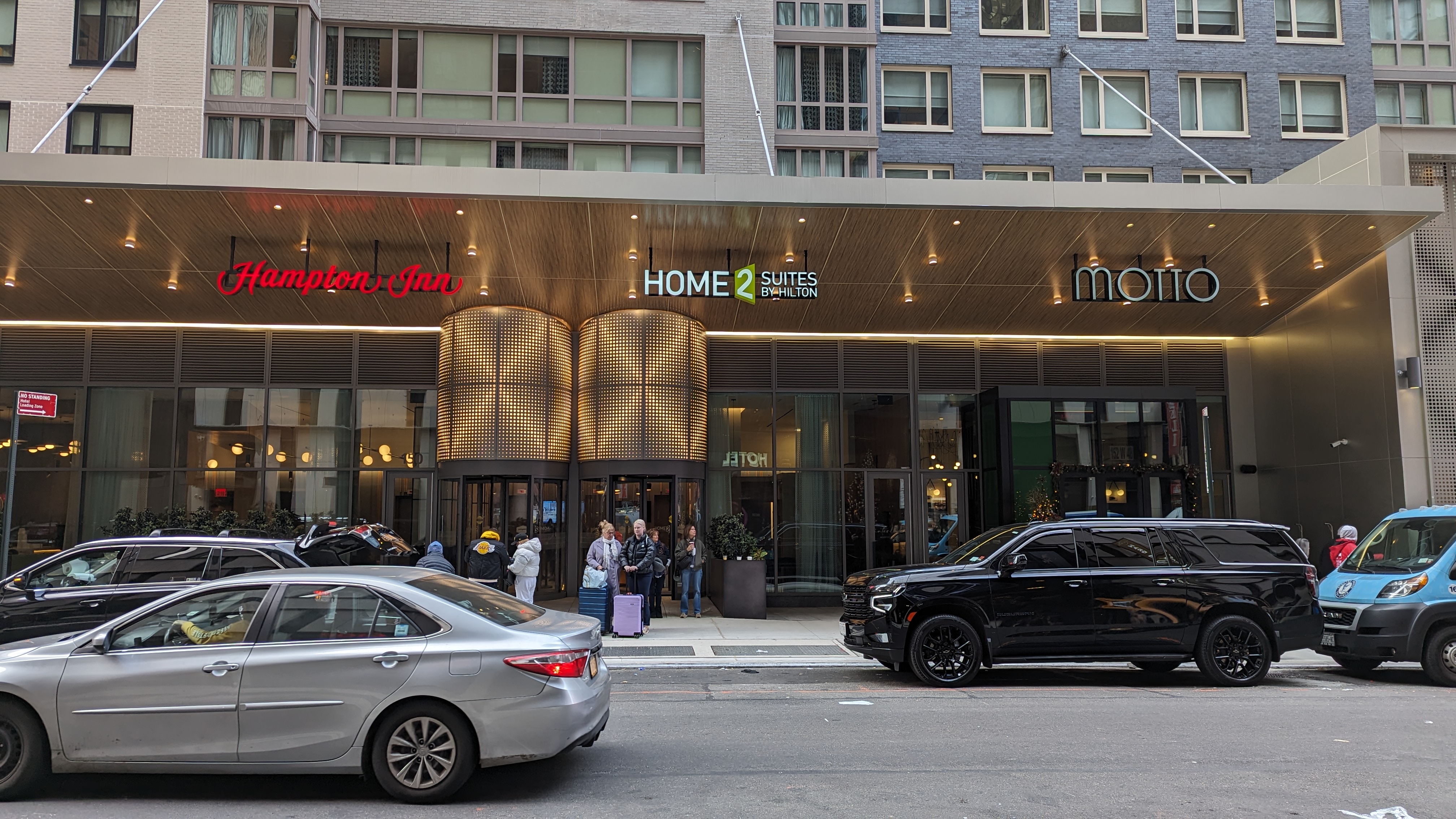 Motto by Hilton New York City Times Square location next to Home2 and Hampton