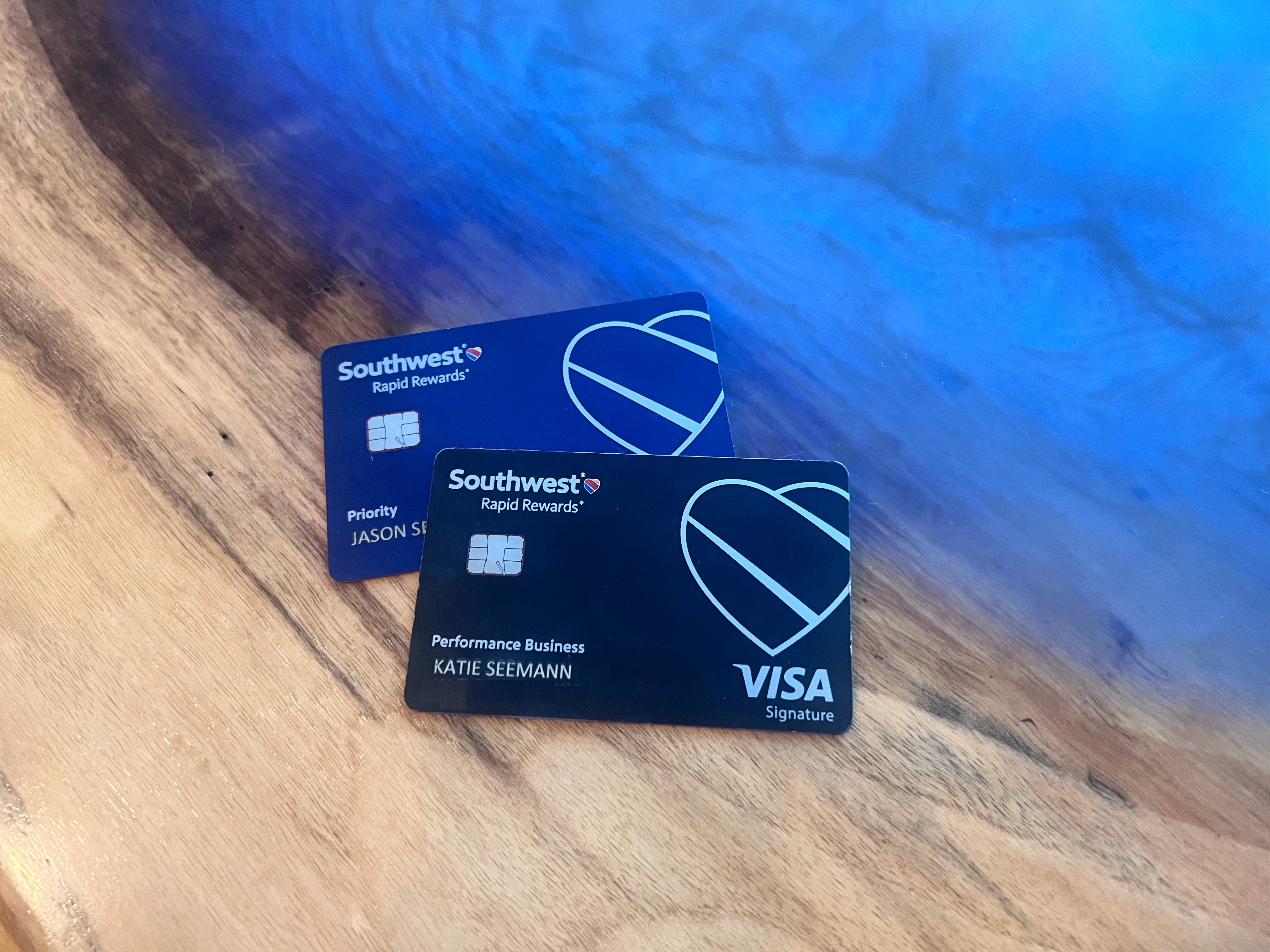 Southwest Rapid Rewards Priority Card and Southwest Rapid Rewards Performance Business Card