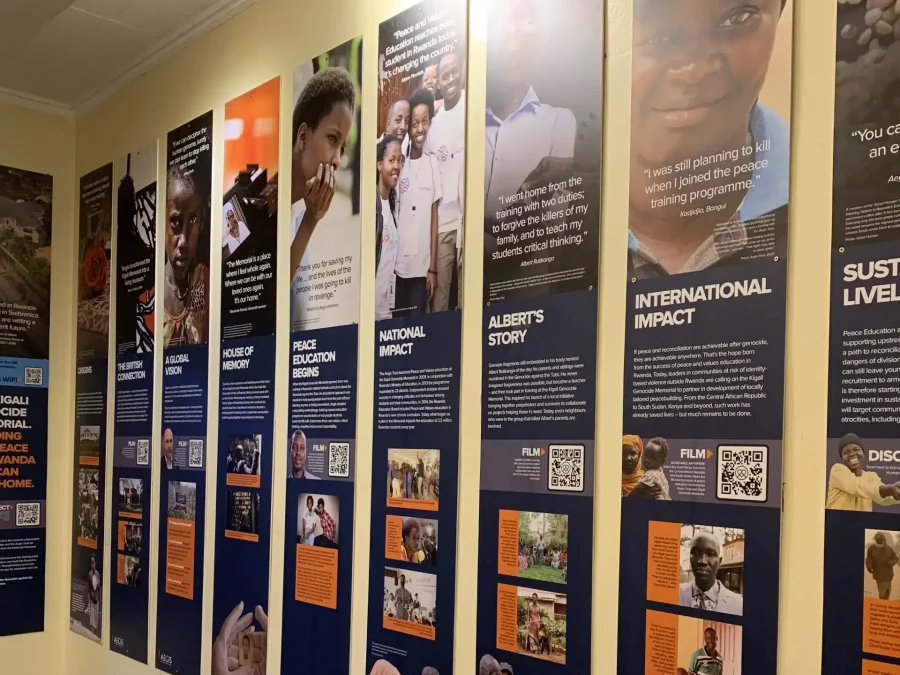 Stories on the wall Kigali Genocide Memorial in Rwanda Stories on the wall Kigali Genocide Memorial in Rwanda