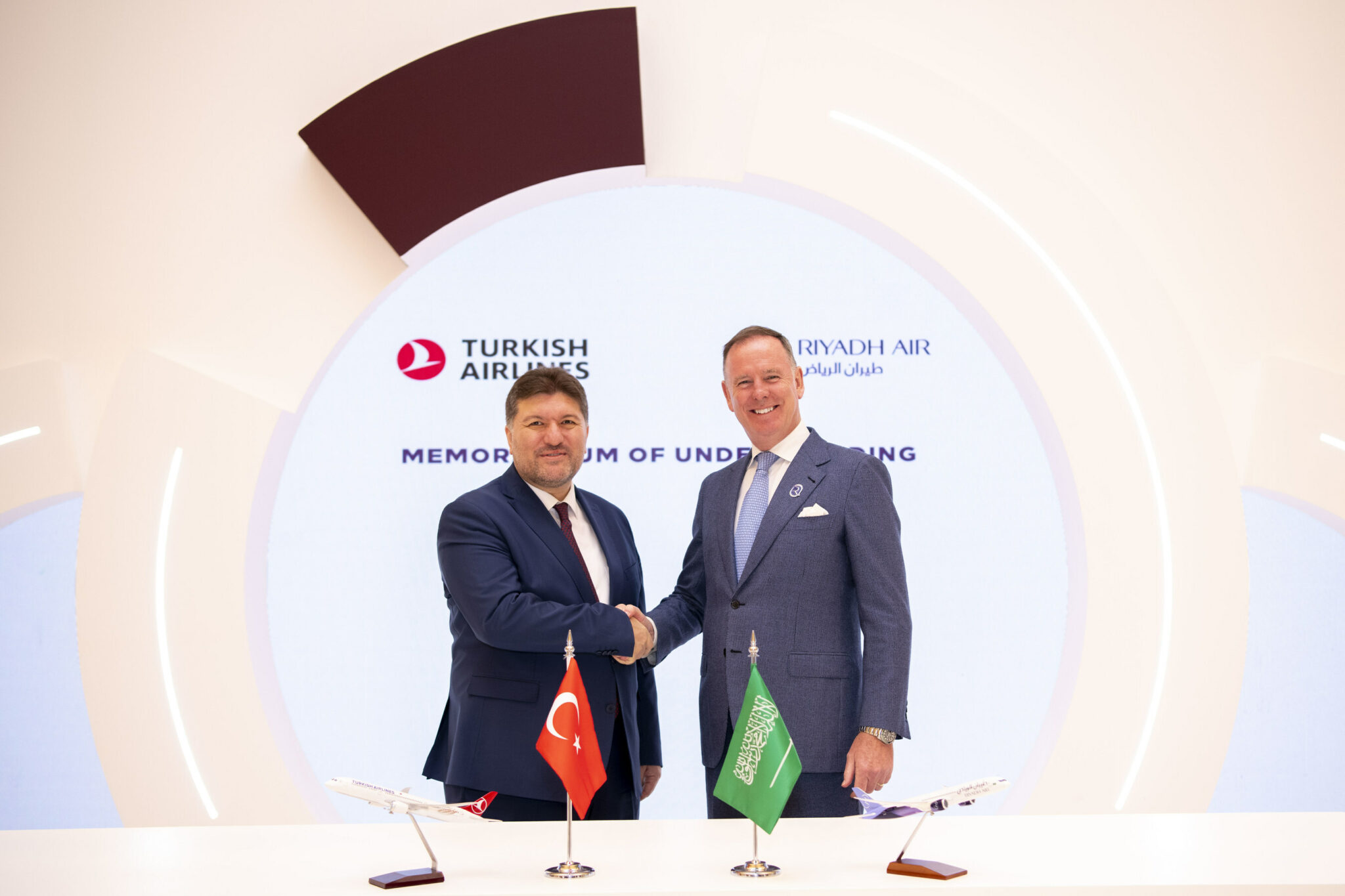 Turkish Airlines Riyadh Air MoU signing Turkish Airlines Riyadh Air MoU signing