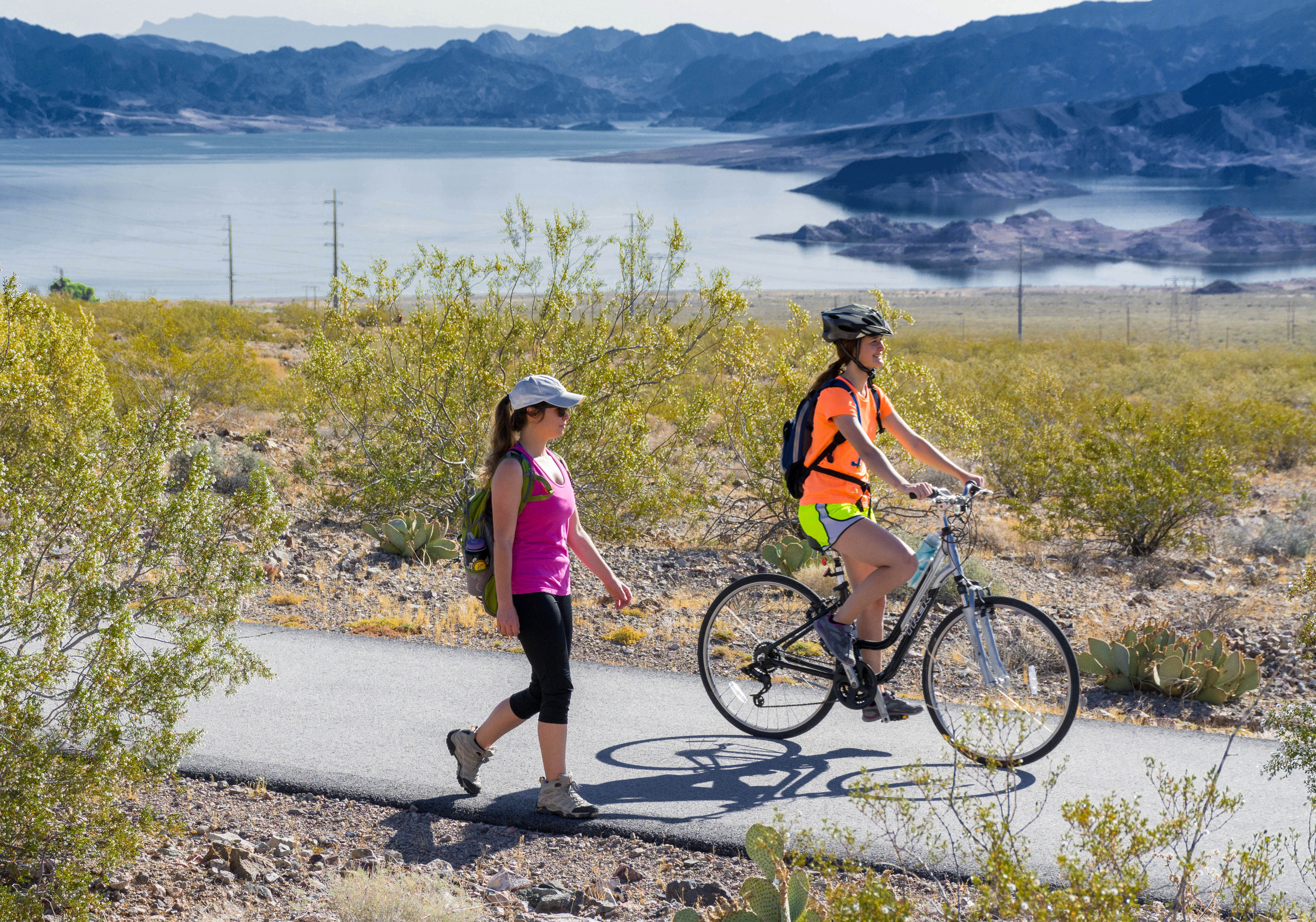 Walking and Cycling River Mountains Loop Trail