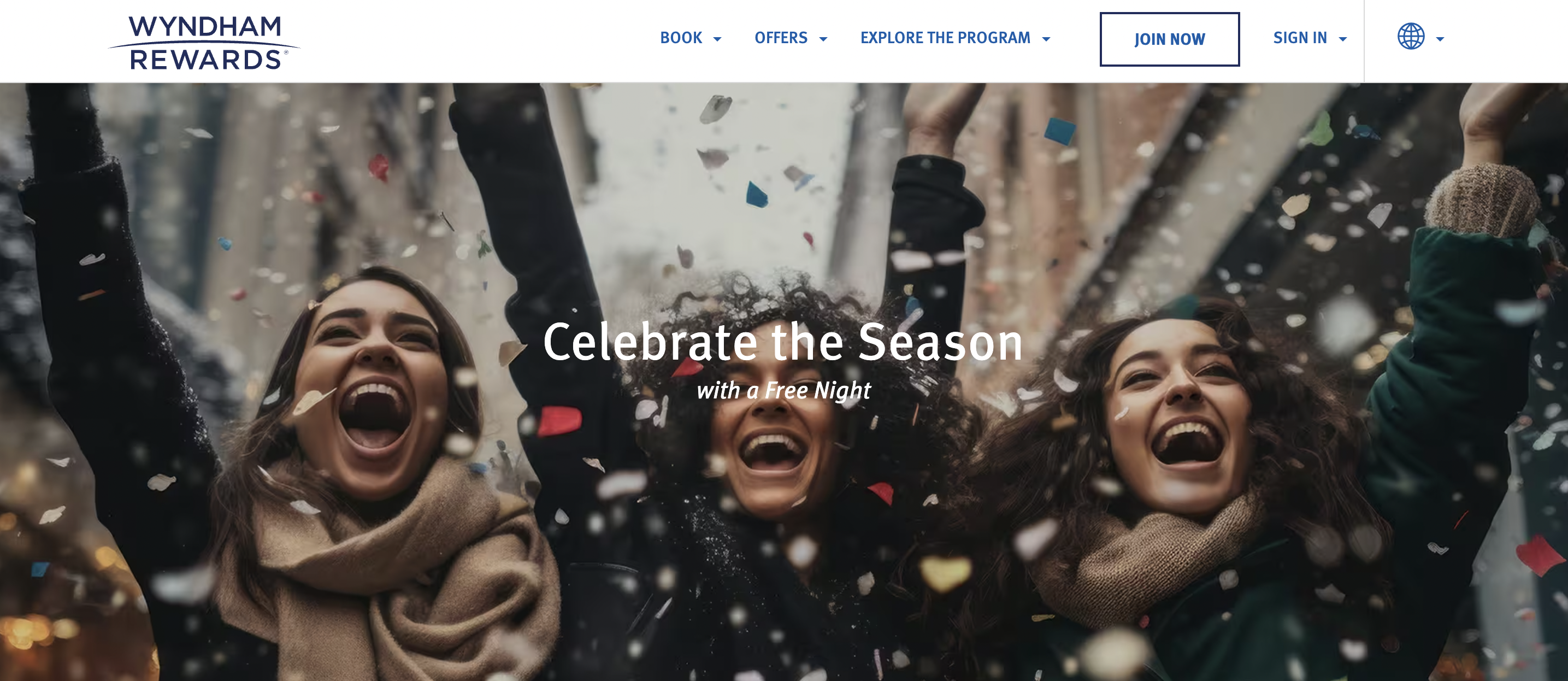 Wyndham Rewards Promo Screenshot