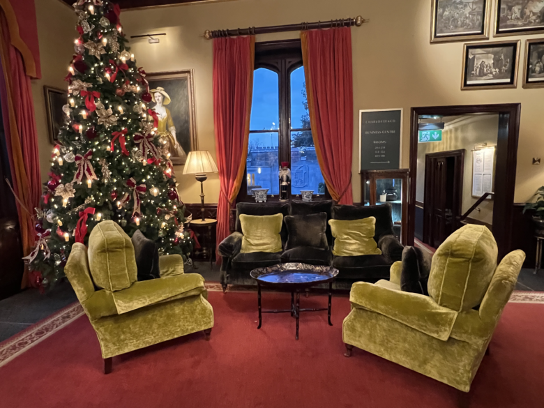 Dromoland Castle Lobby Christmas Tree Dromoland Castle Lobby Christmas Tree