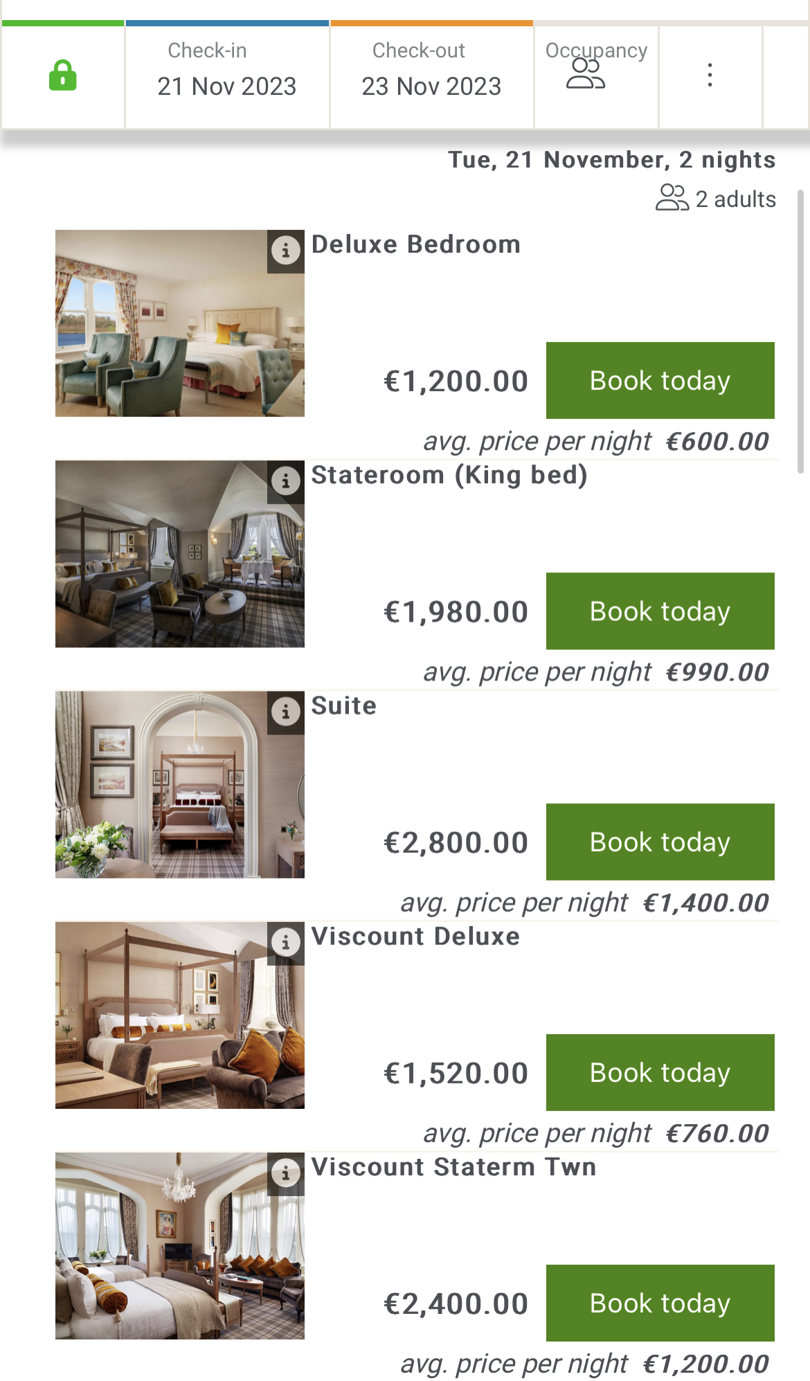 Dromoland Rates Screenshot Dromoland Rates Screenshot
