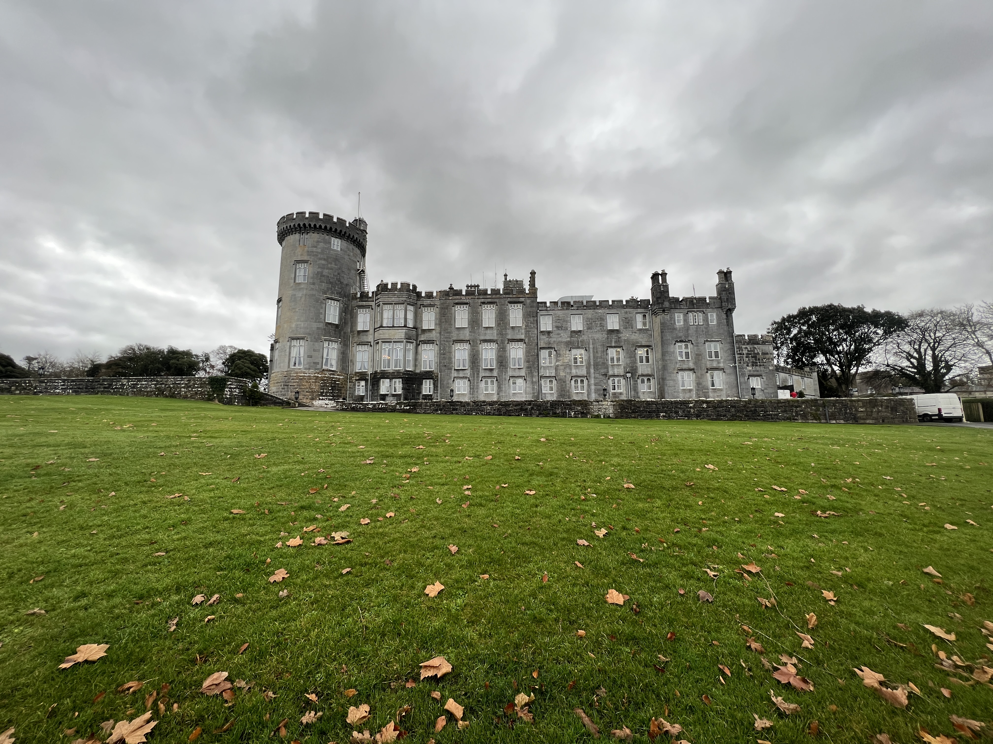 Dromoland Castle view from lawn Dromoland Castle view from lawn