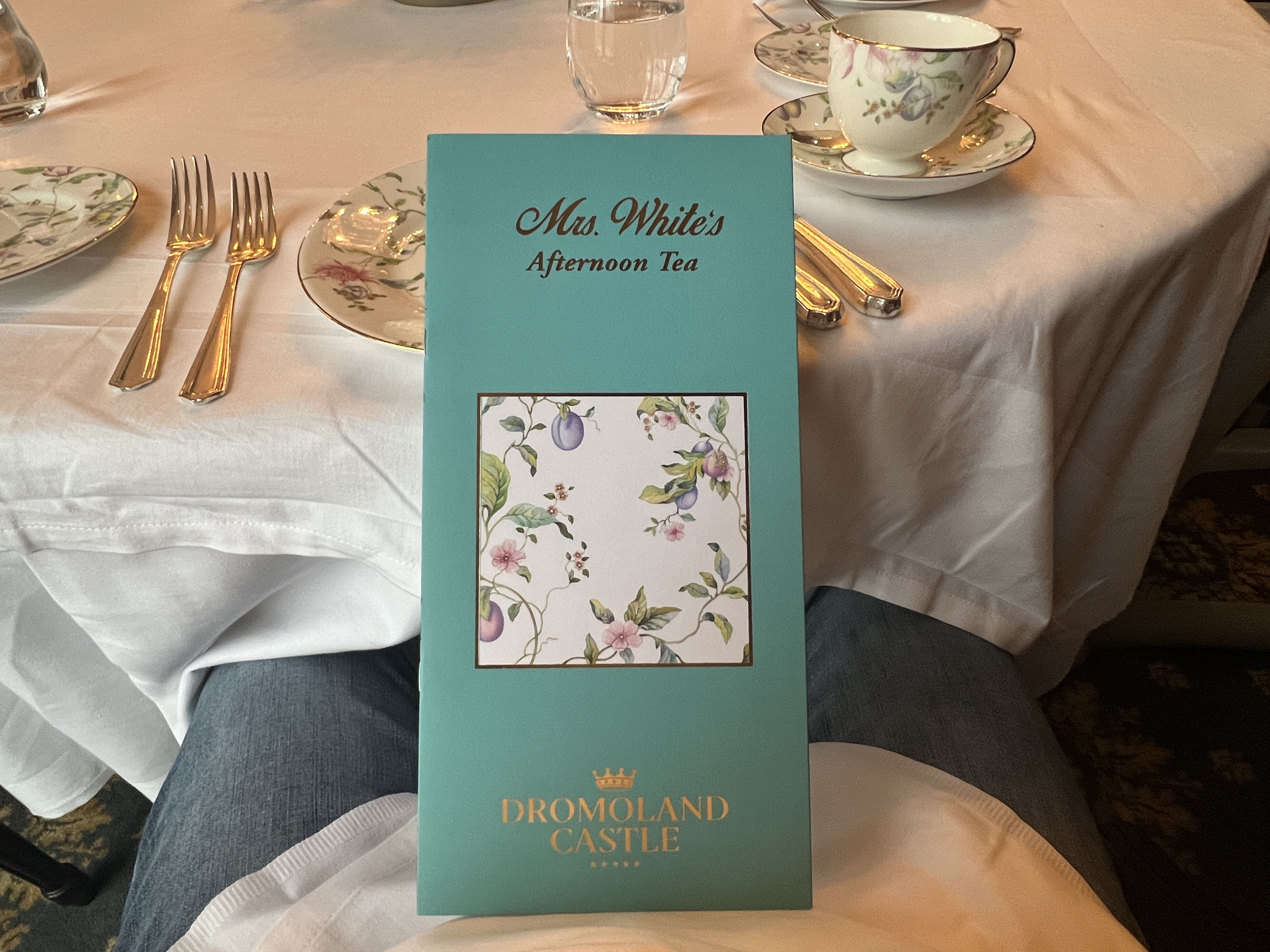 Dromoland Castle Mrs. White's Afternoon Tea Dromoland Castle Mrs. White's Afternoon Tea