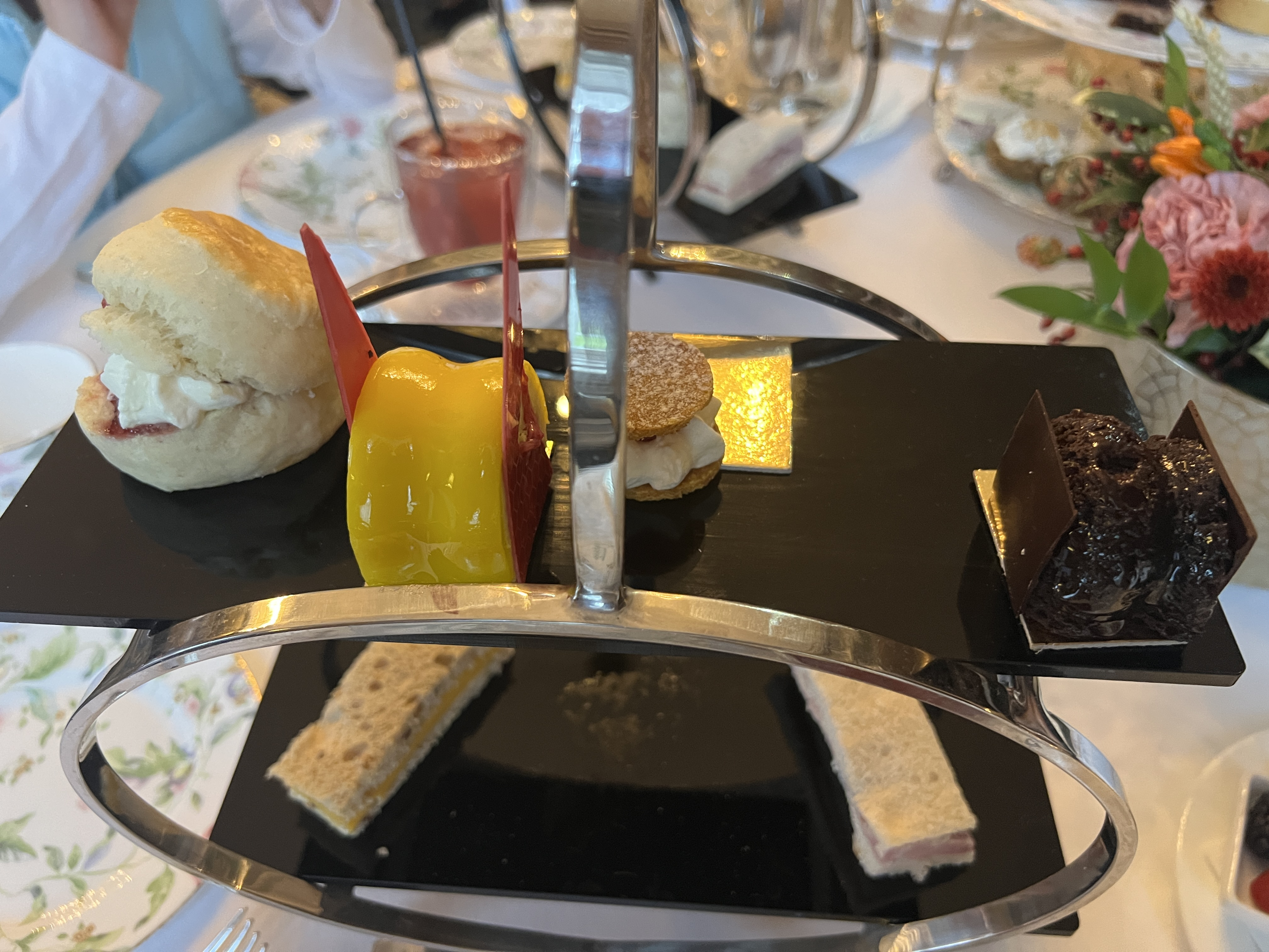 Dromoland Castle Mrs. White's Afternoon Tea desserts Dromoland Castle Mrs. White's Afternoon Tea desserts