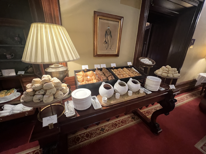 Earl of Thomond breakfast buffet baked goods Earl of Thomond breakfast buffet baked goods