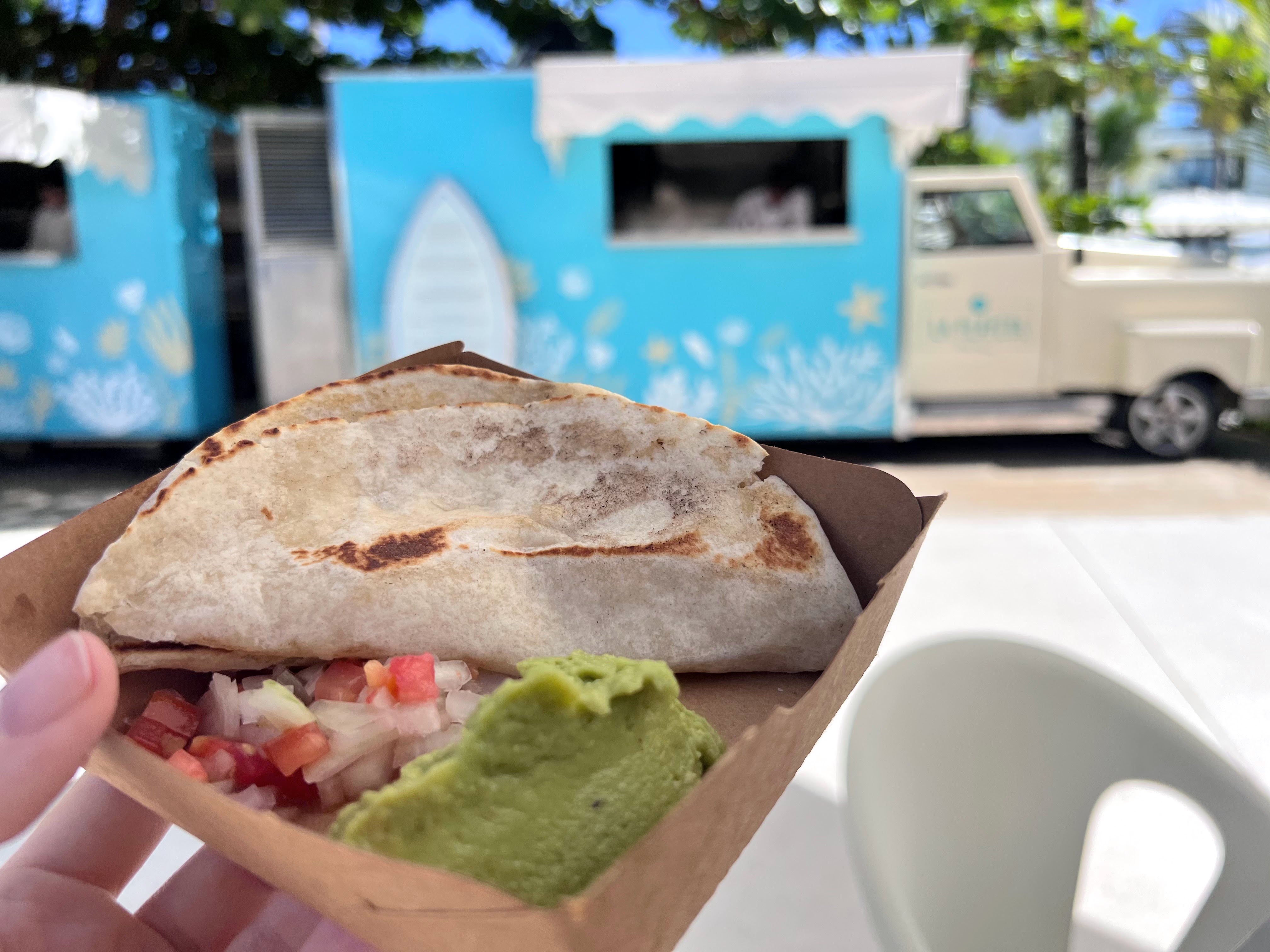 lunch at the food truck at Finest Punta Cana lunch at the food truck at Finest Punta Cana