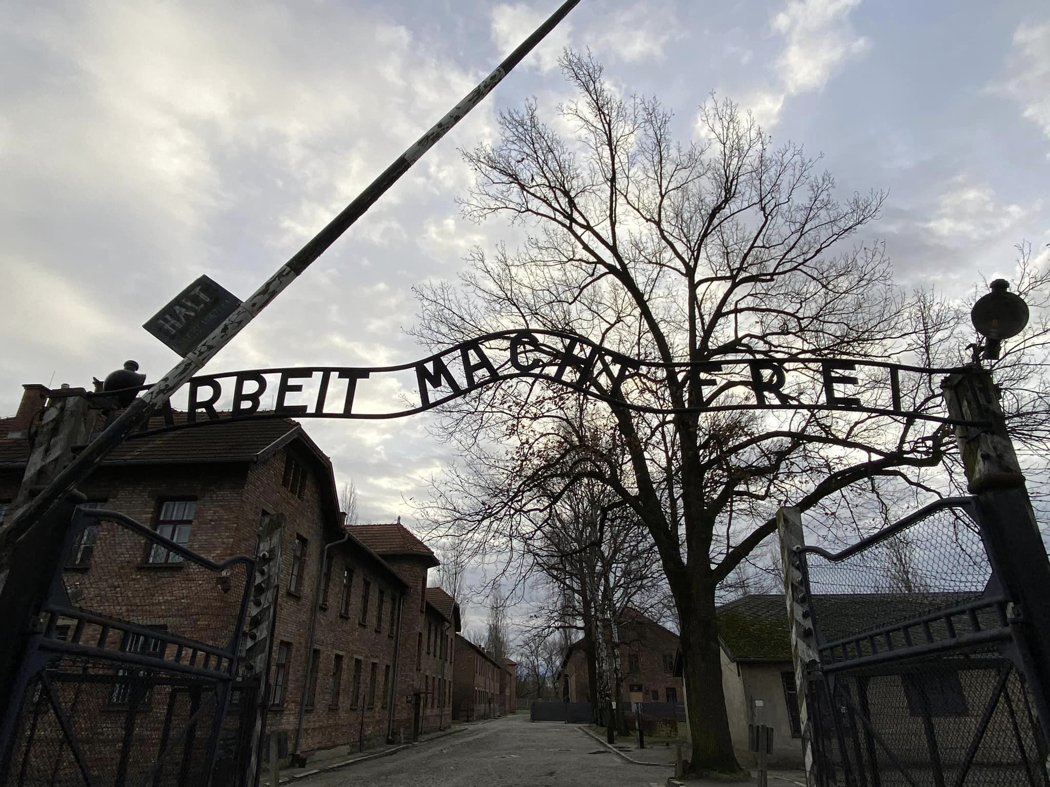 Auschwitz gate Auschwitz gate