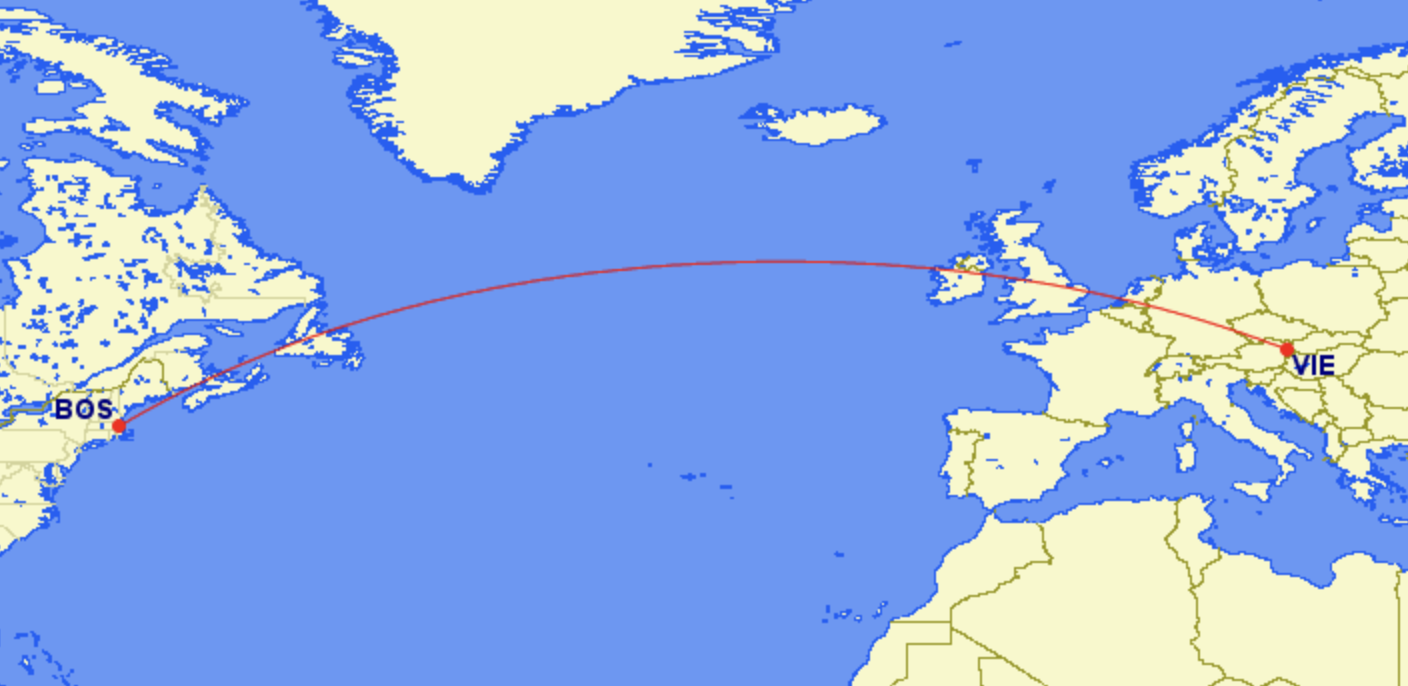Austrian Vienna to Boston