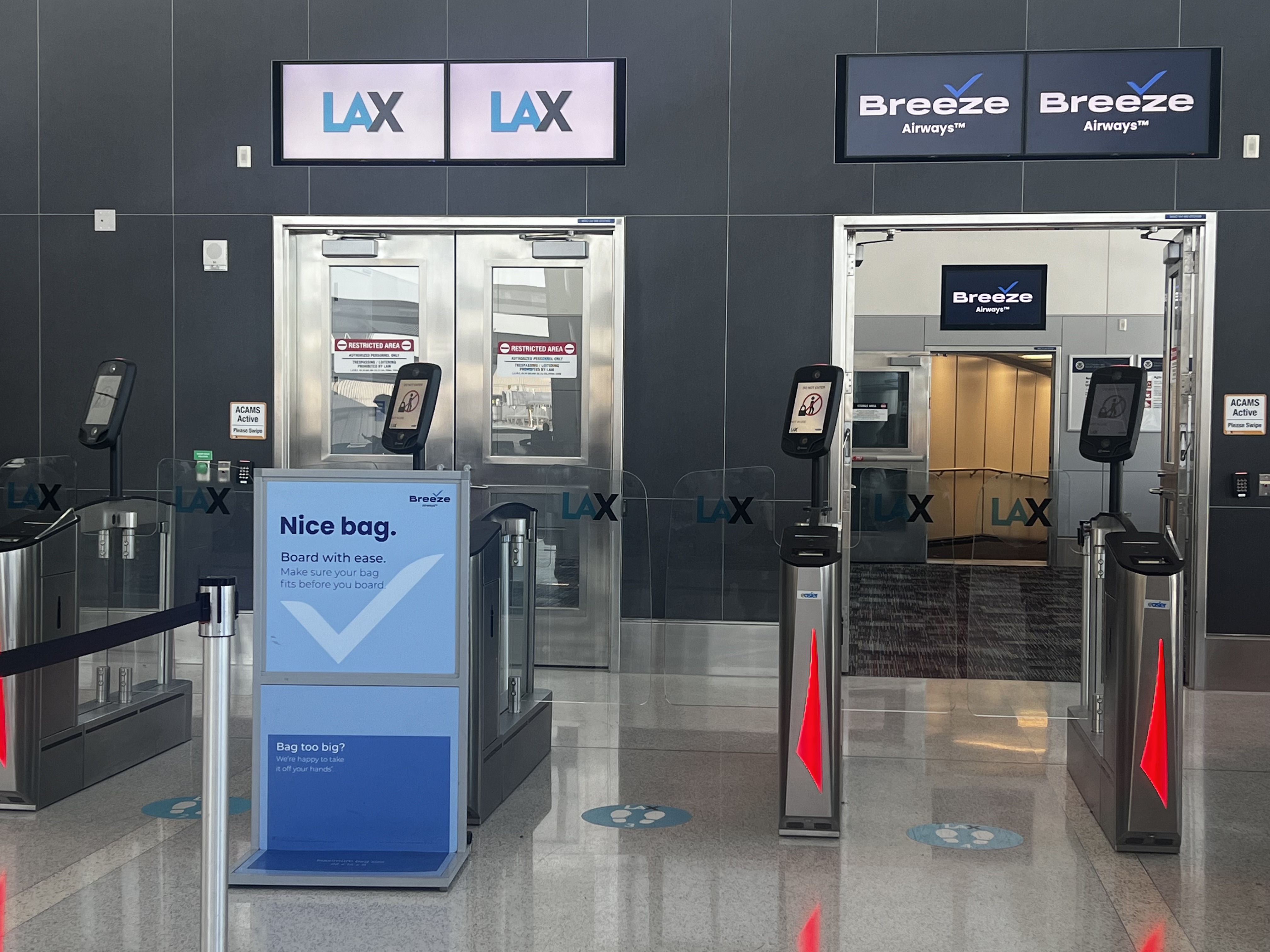 Breeze Airways Gate LAX Breeze Airways Gate LAX