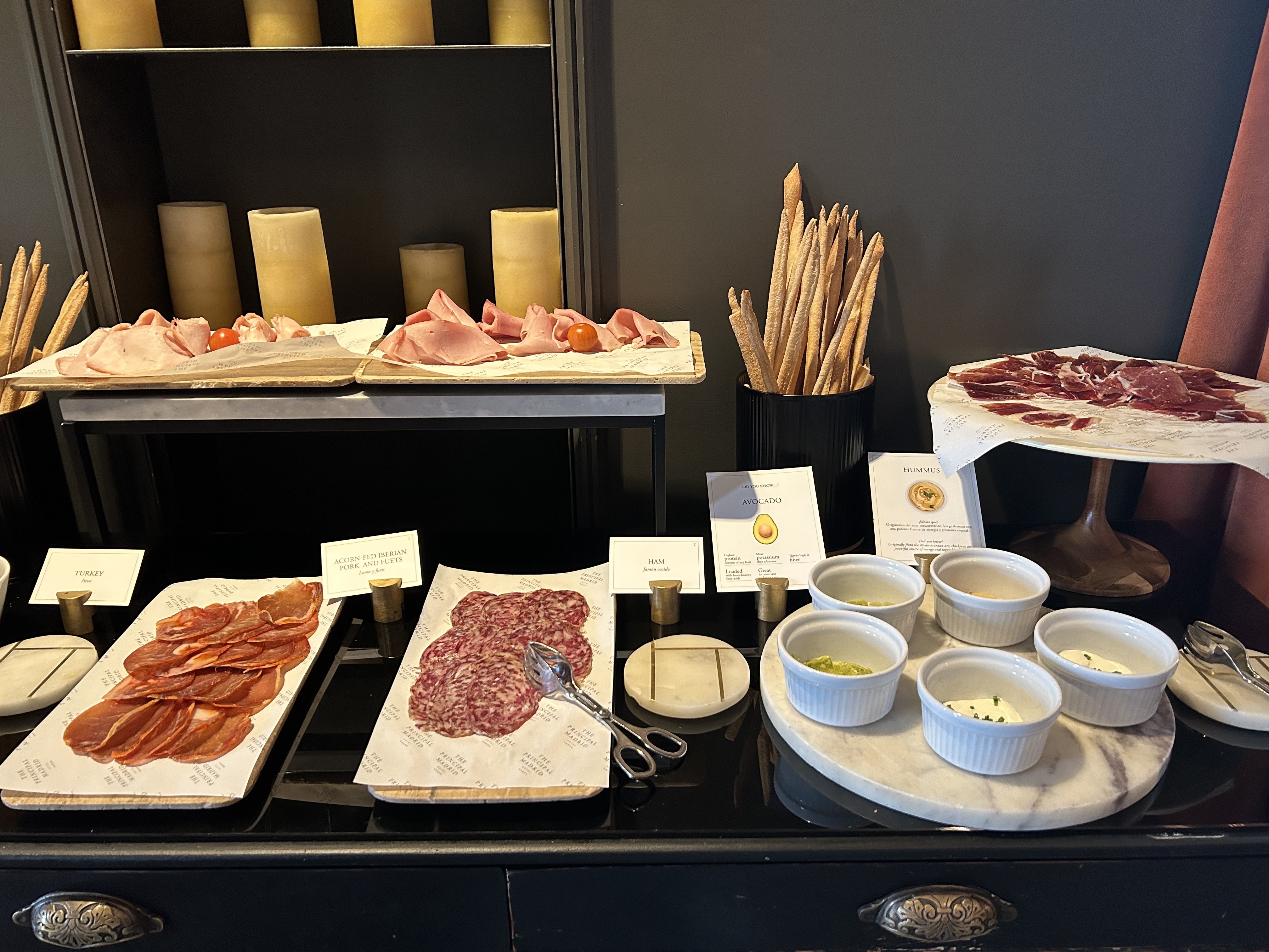 The Principal Madrid Buffet meats The Principal Madrid Buffet meats