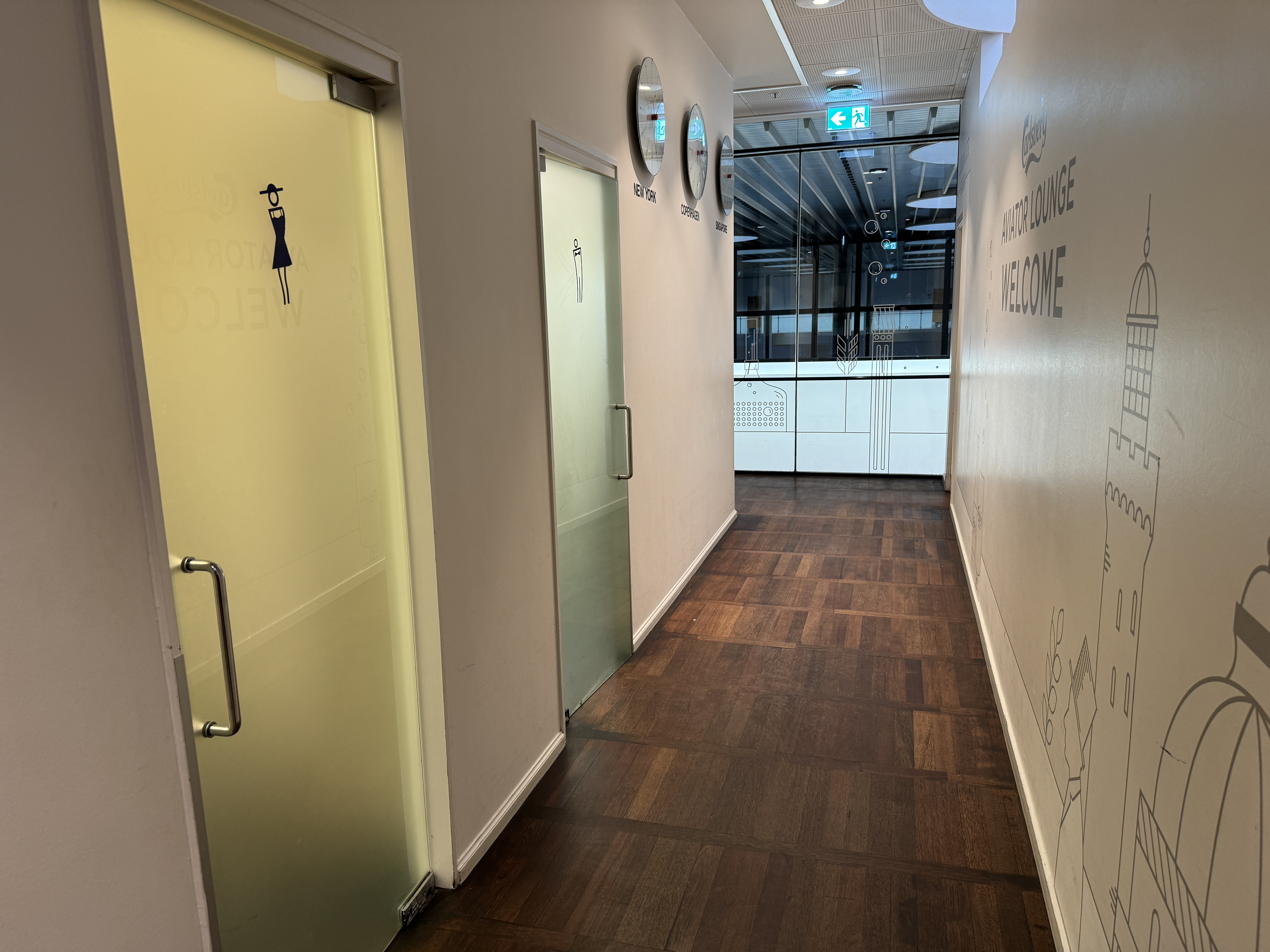 Carlsberg Aviator Lounge CPH bathrooms Carlsberg Aviator Lounge CPH bathrooms