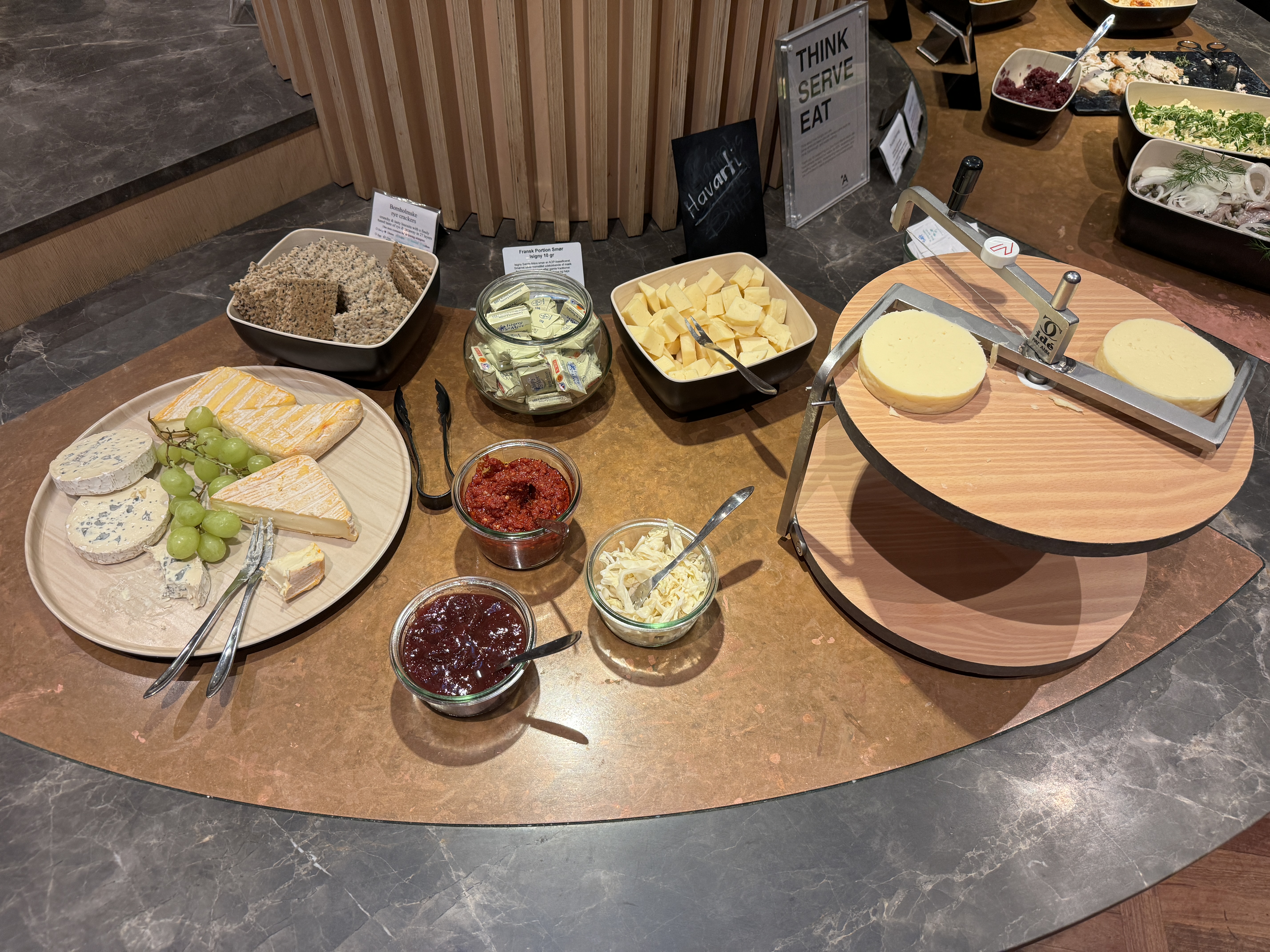 Carlsberg Aviator Lounge CPH cheeses Carlsberg Aviator Lounge CPH cheeses