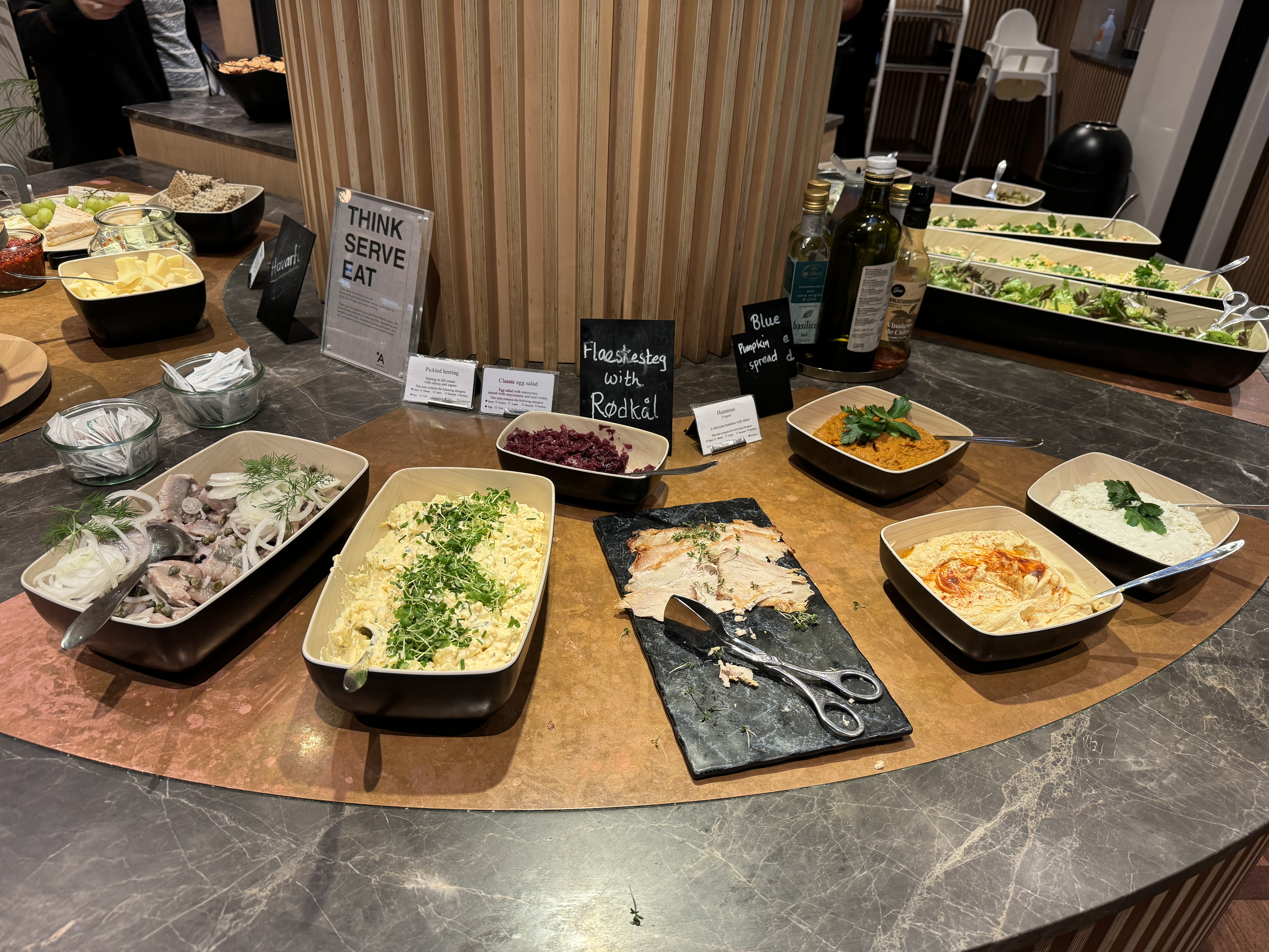Carlsberg Aviator Lounge CPH fish dips