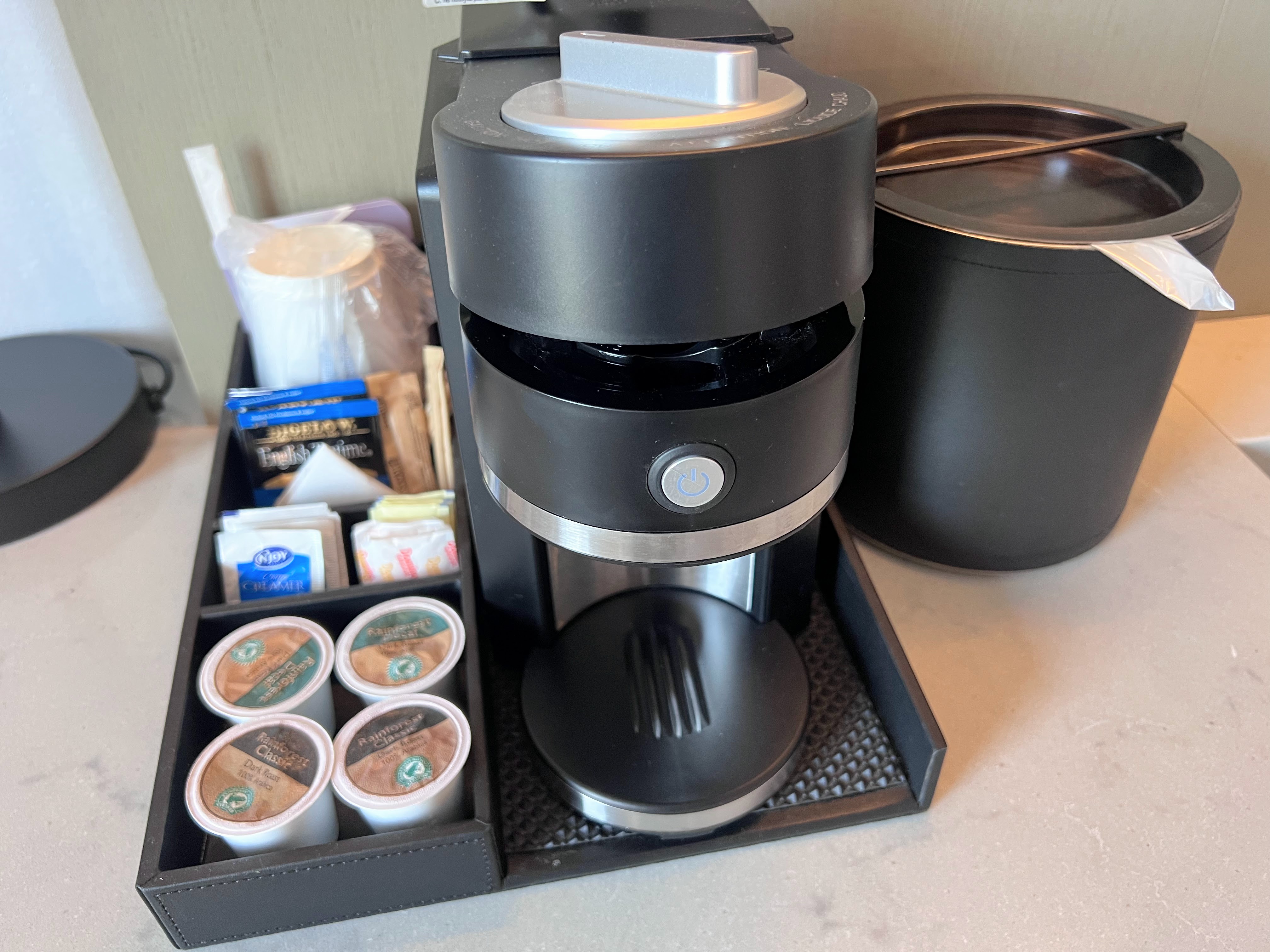 Coffee maker in room at Hyatt Regency Chicago Coffee maker in room at Hyatt Regency Chicago
